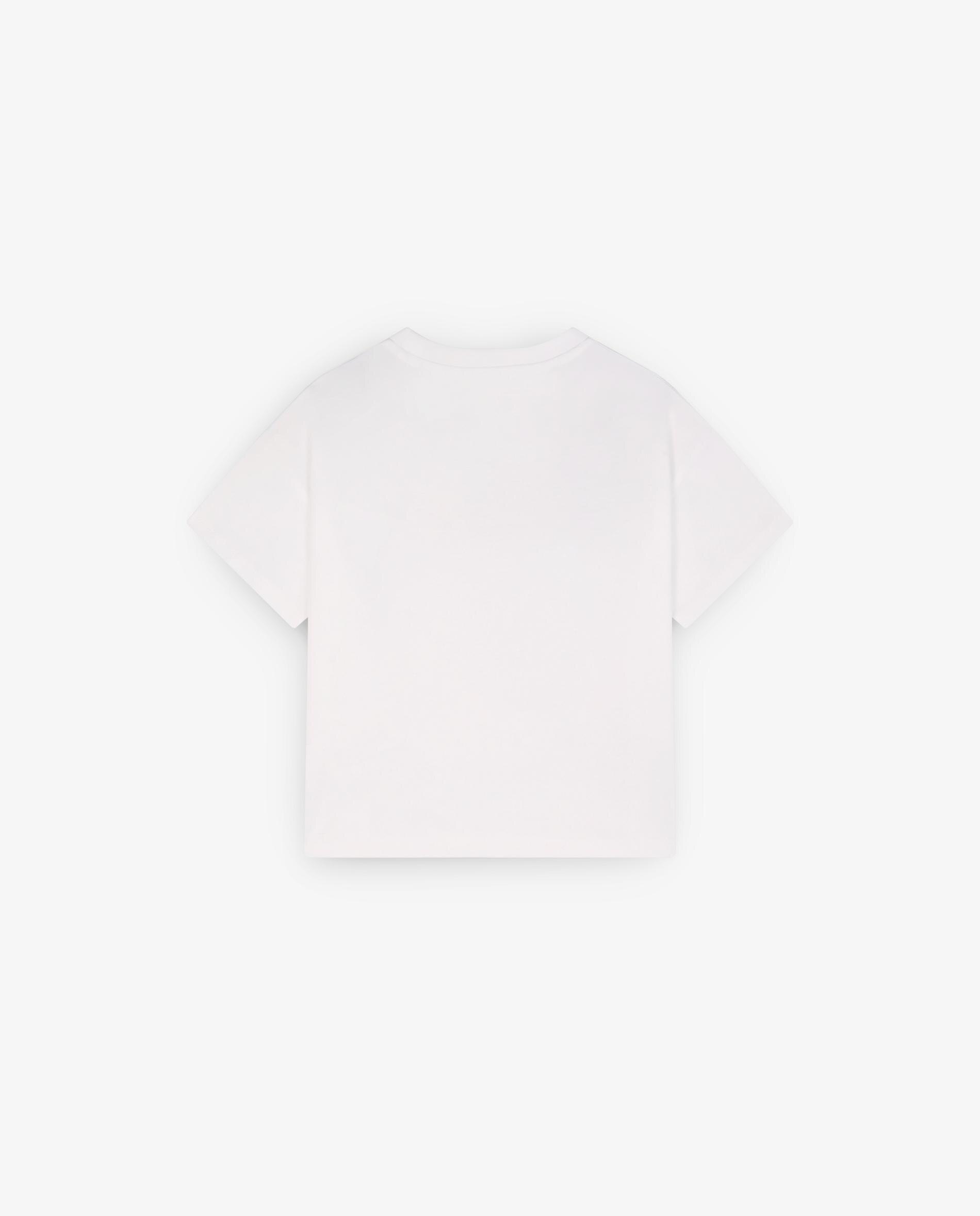 T-shirt Infantil em Algodão de Manga Curta Scalpers Branco-5