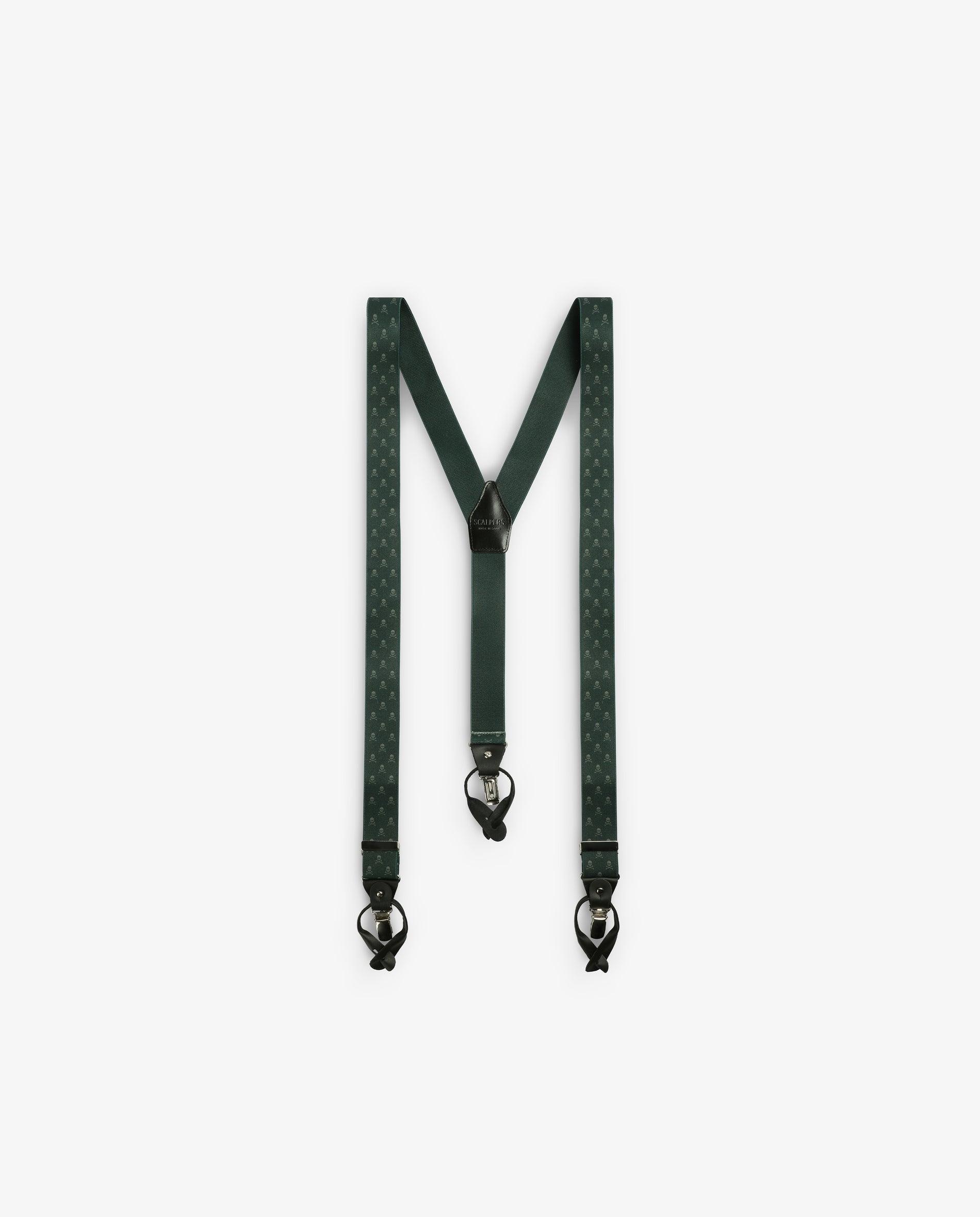 Imagem 0 de Suspensórios Elásticos com Estampado de Caveiras