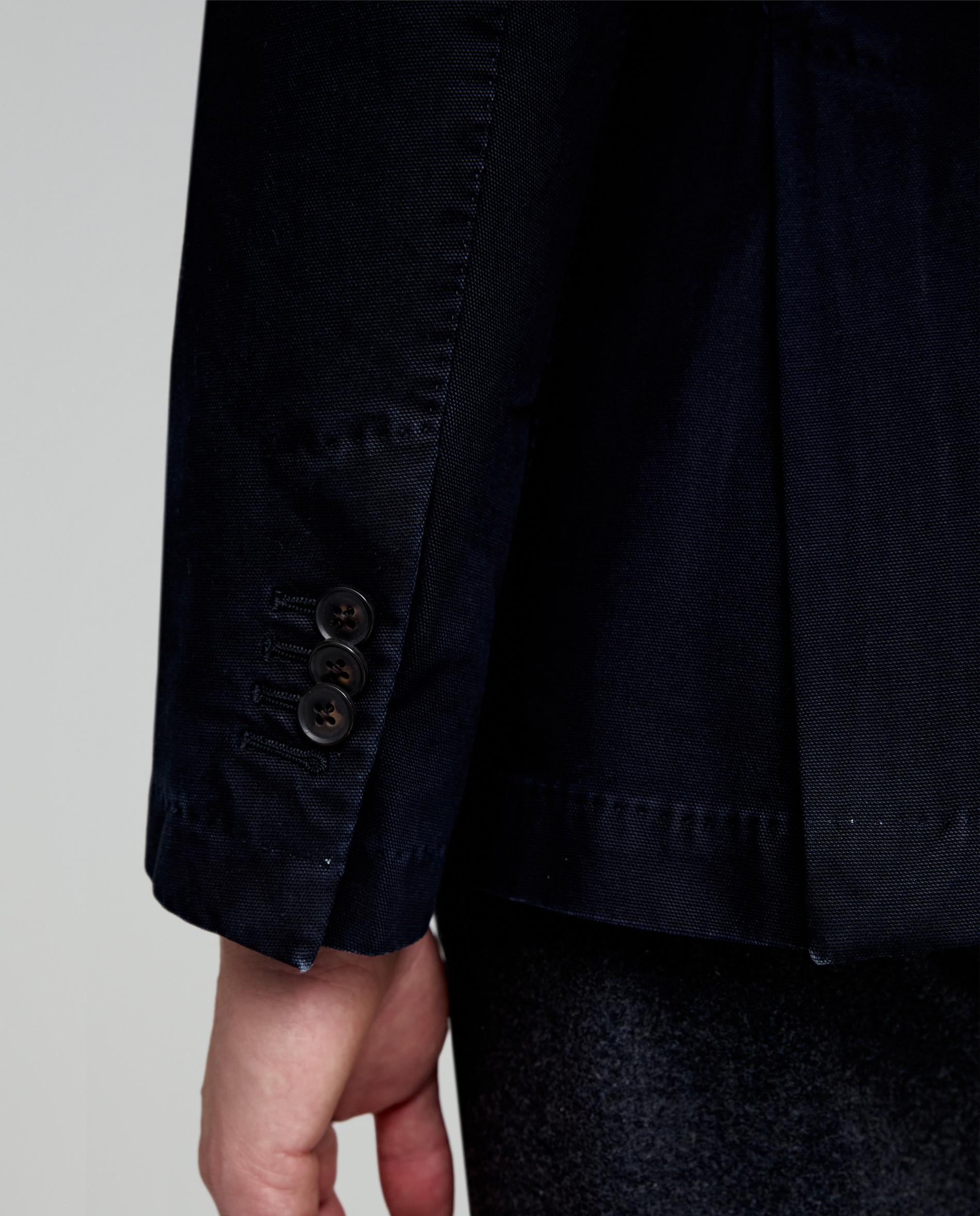 Blazer Regular Fit com Bolsos Patch Azul-marinho-5