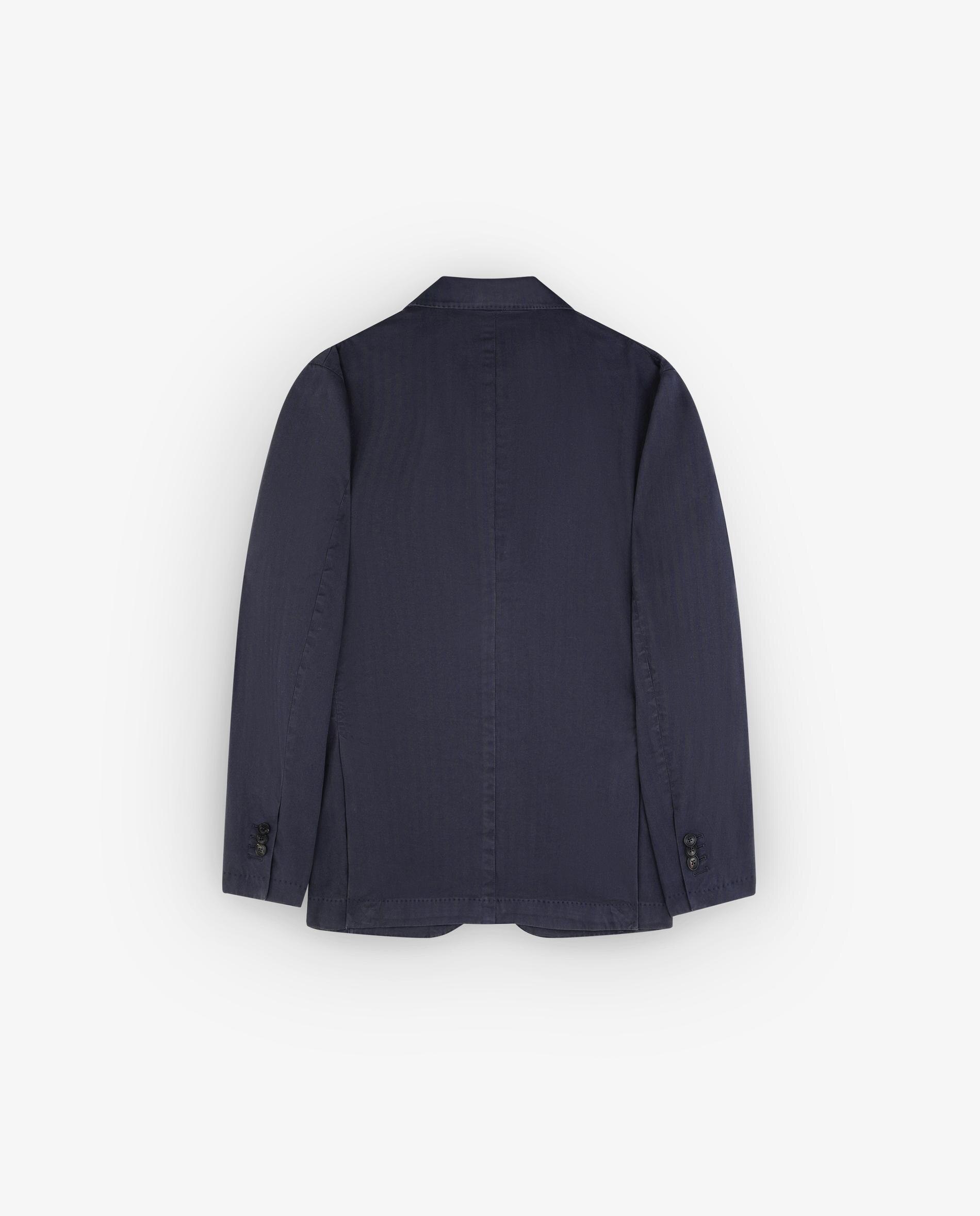 Blazer Regular Fit com Bolsos Patch Azul-marinho-8