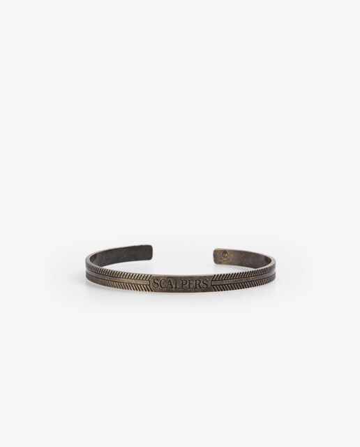 Imagem 0 de Pulseira de Latão com Detalhes Gravados