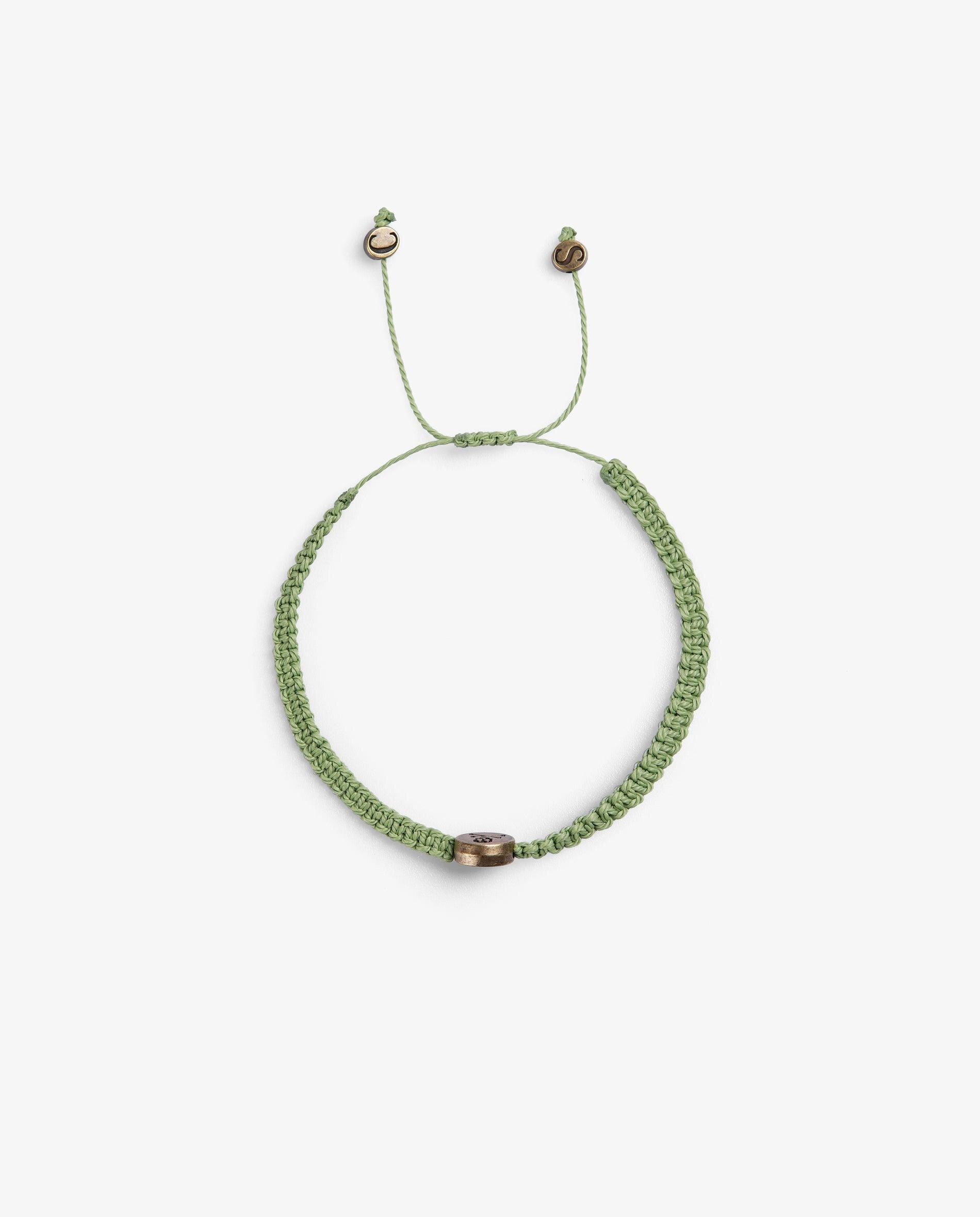 Pulseira Ajustável com Logo Verde-claro-2