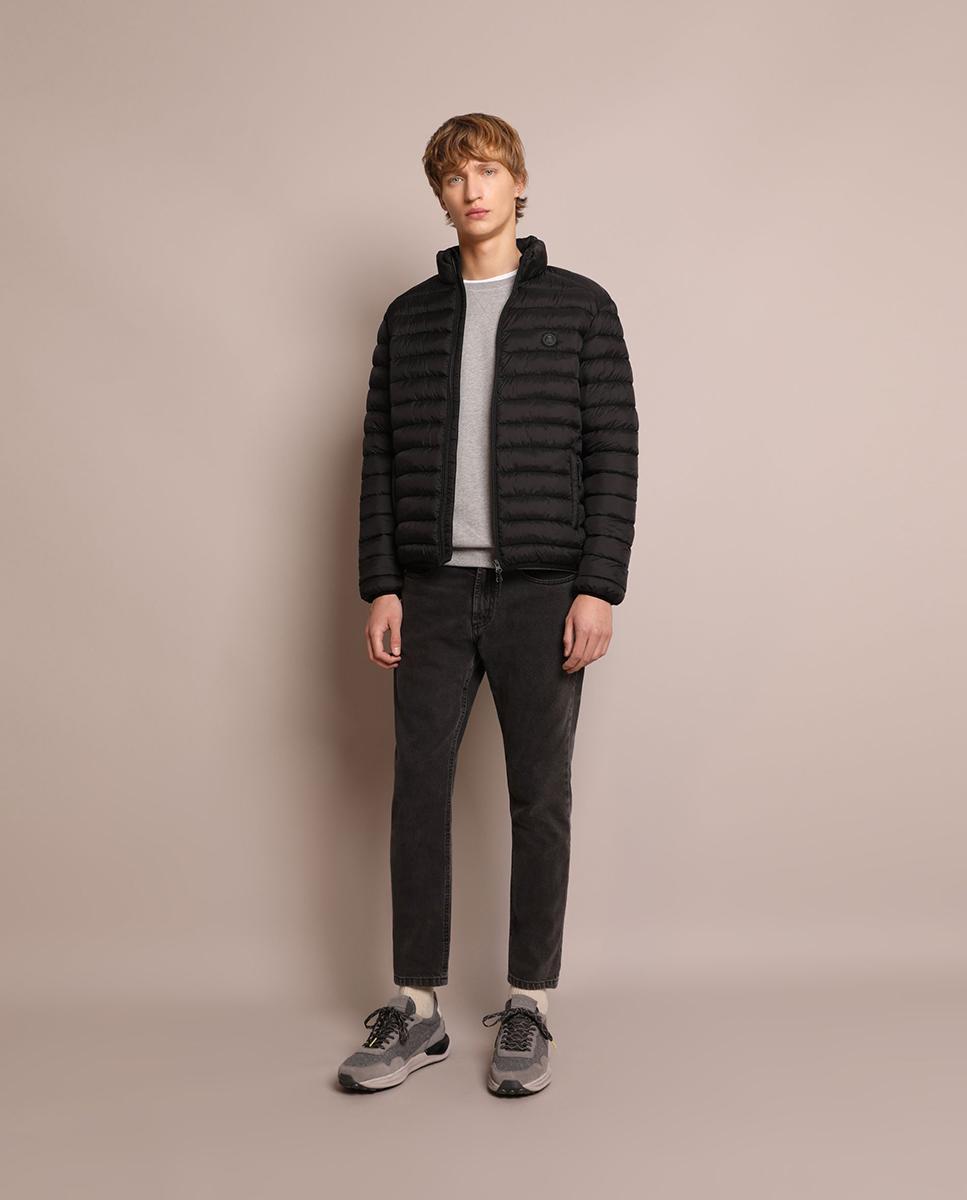 Blusão Acolchoado Slim Fit Preto-4