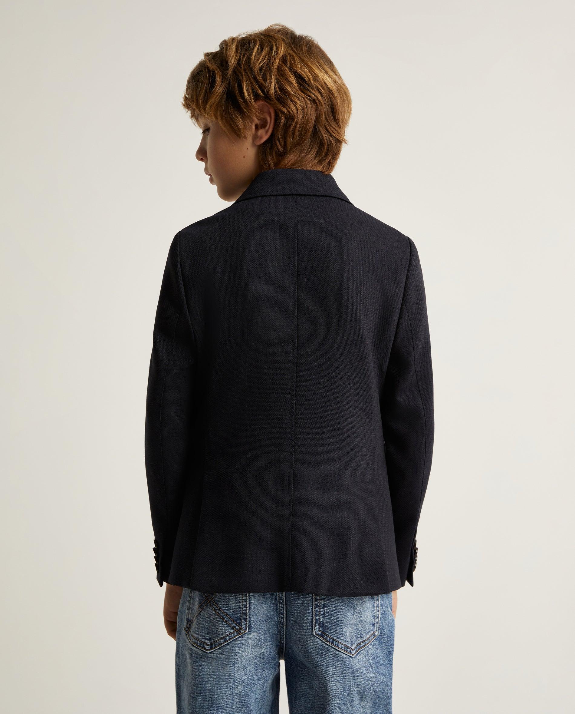 Blazer Regular Fit com Botões Scalpers Azul-marinho-2