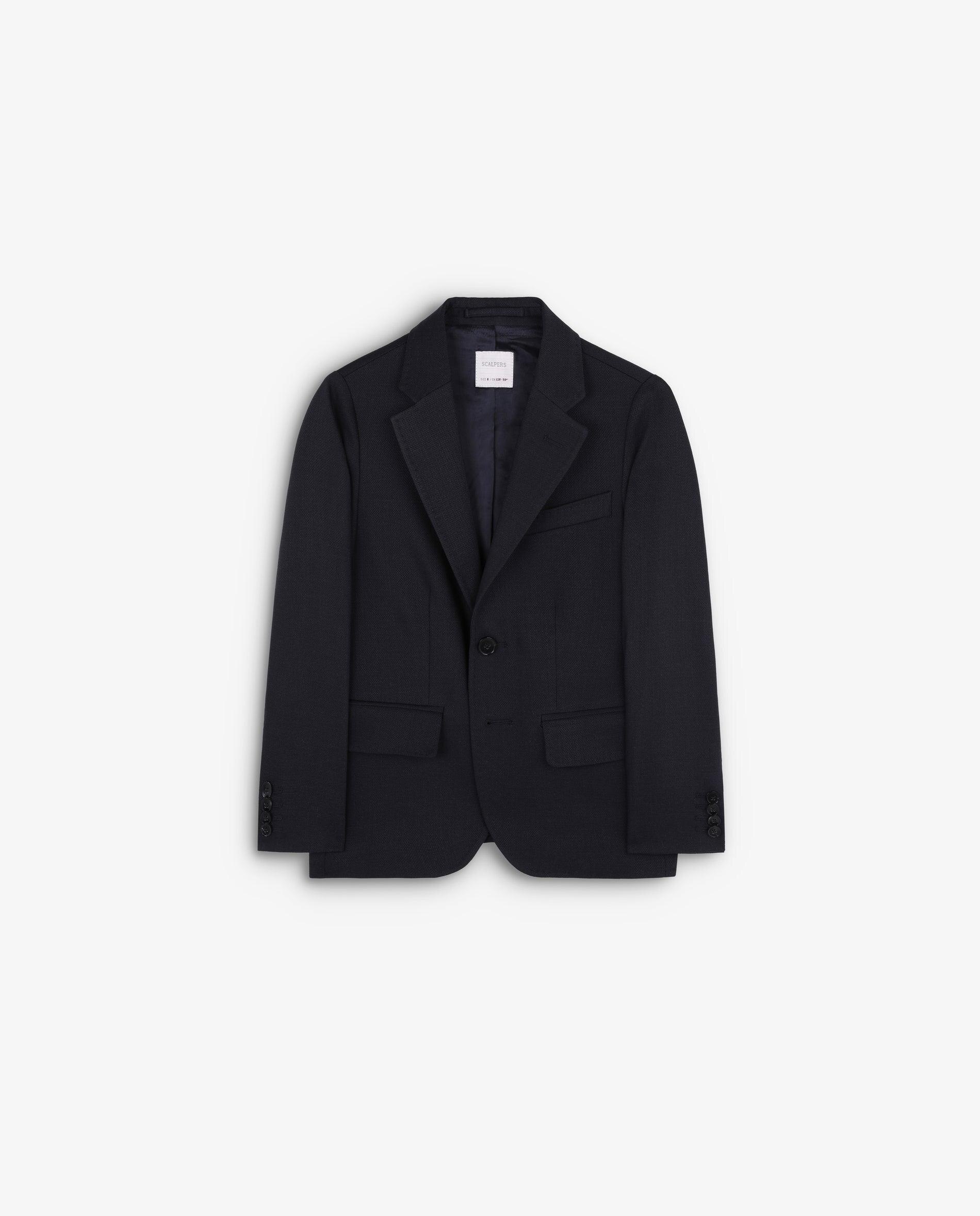 Blazer Regular Fit com Botões Scalpers Azul-marinho-5
