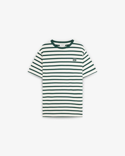 Imagem 0 de T-shirt de Algodão às Riscas