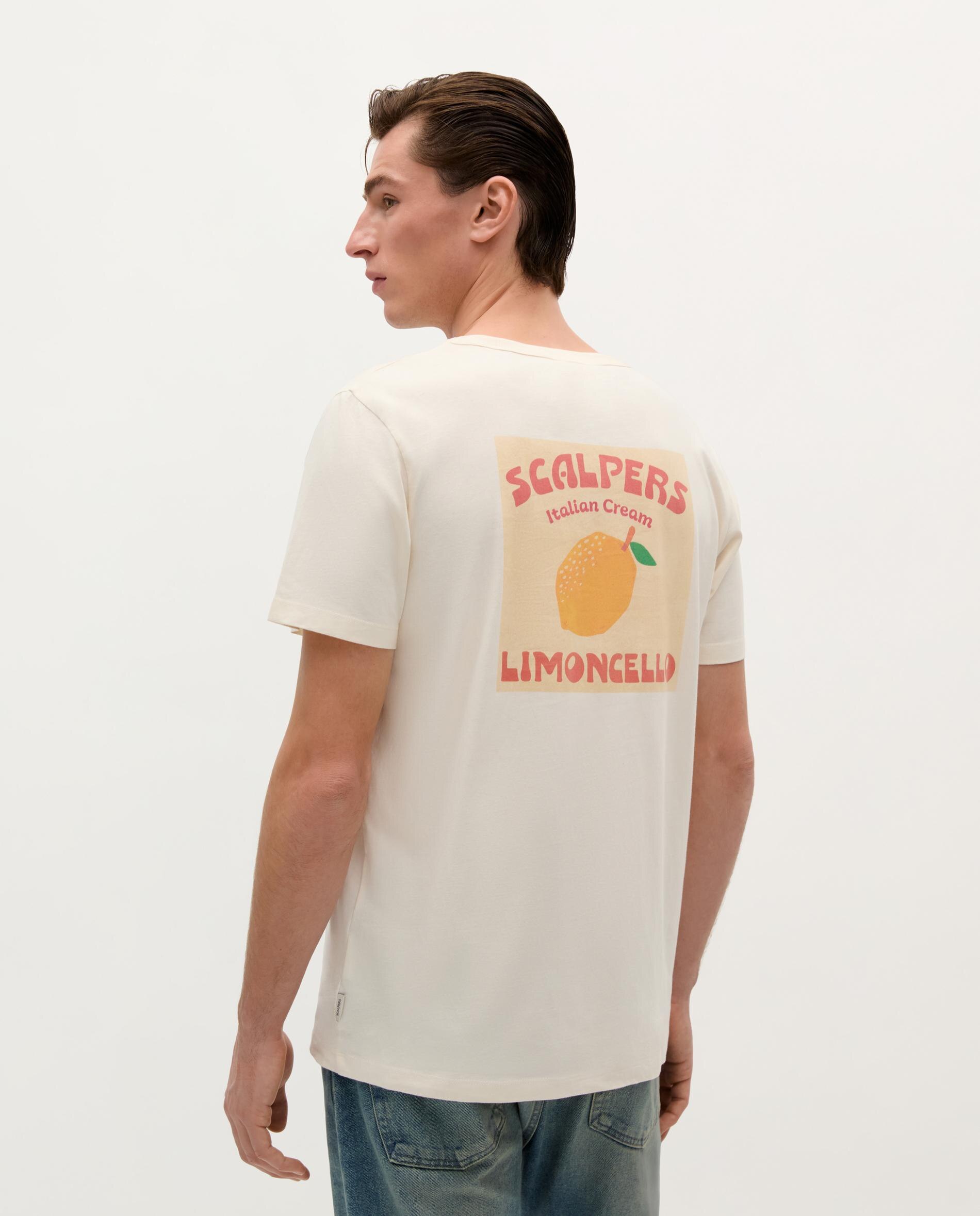 T-shirt em Algodão de Manga Curta Branco-2