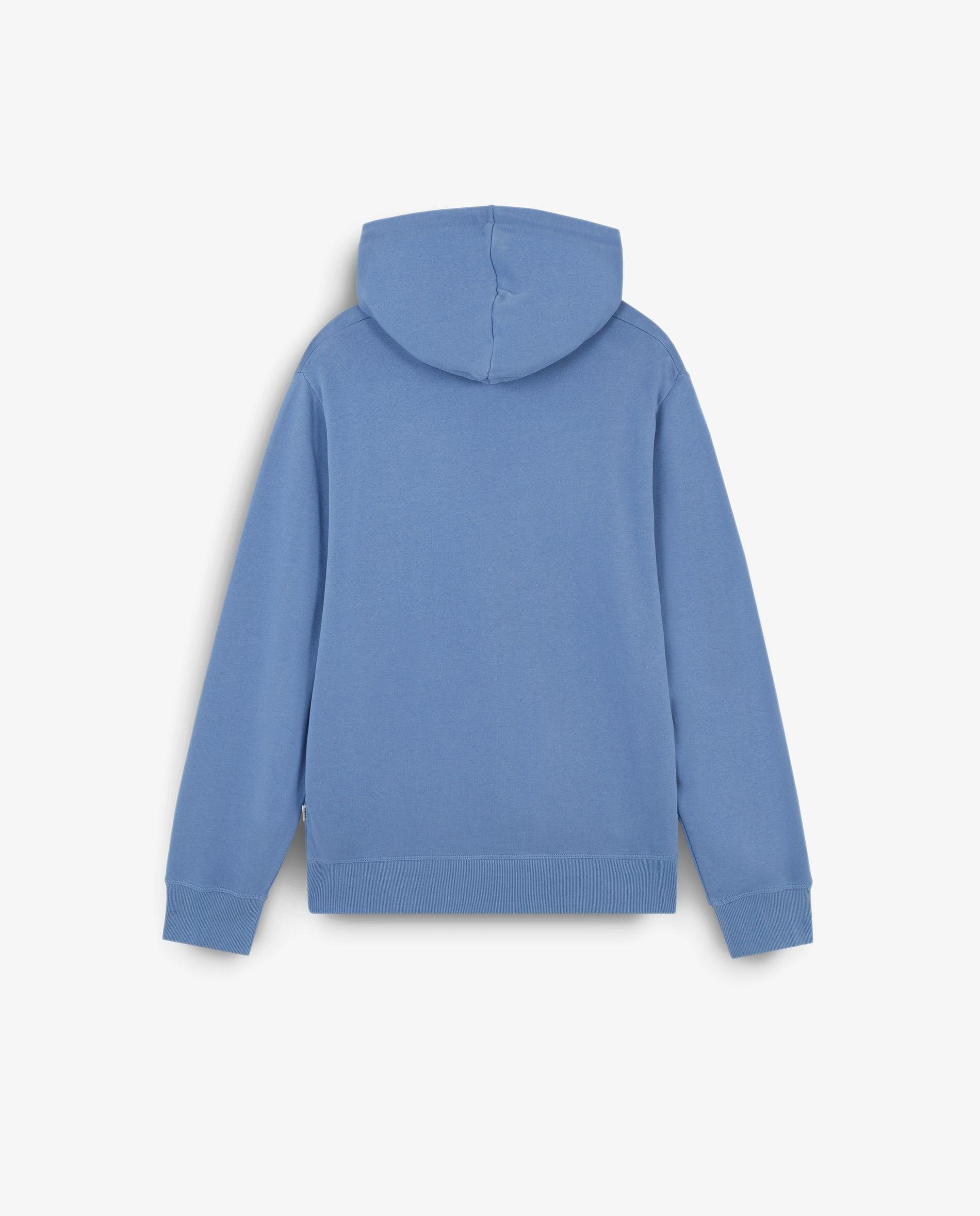 Sweatshirt em Algodão com Capuz Azul-5