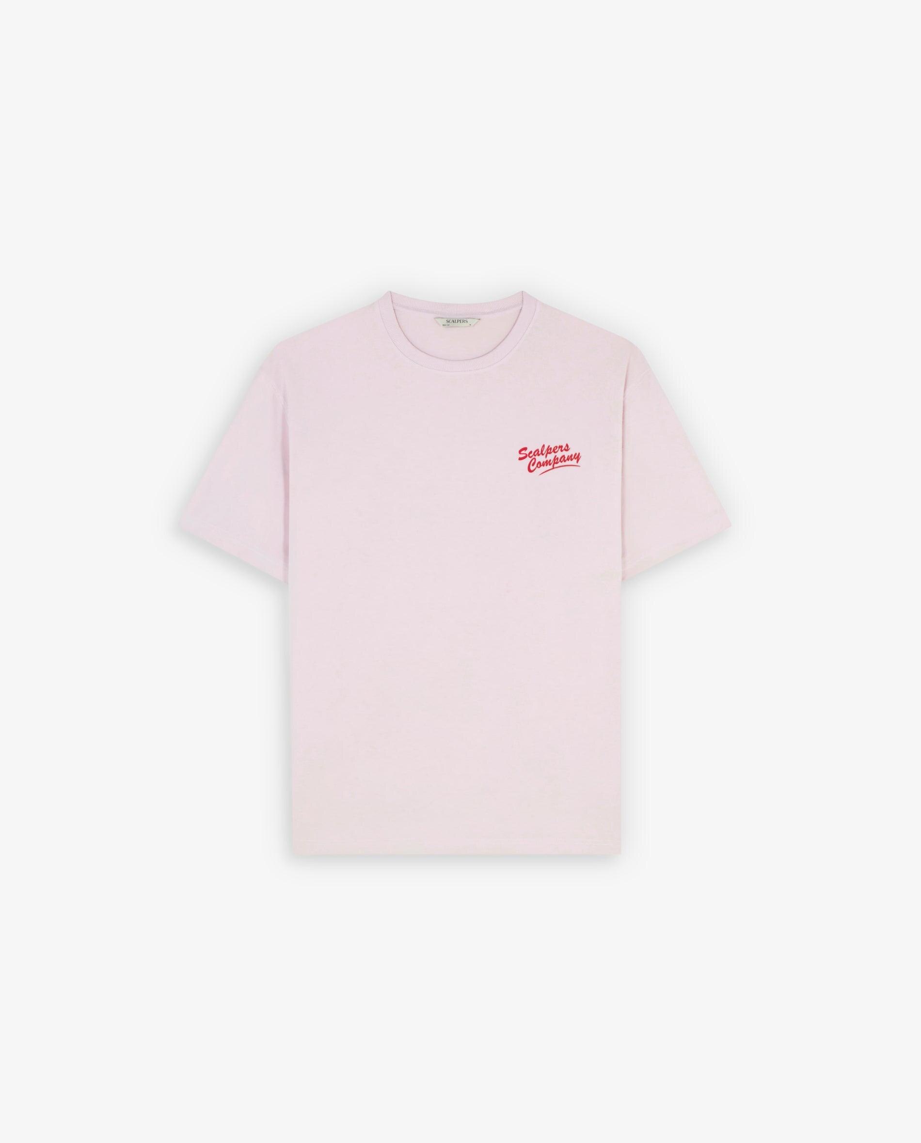 T-shirt de Algodão Regular Fit Lilás-4