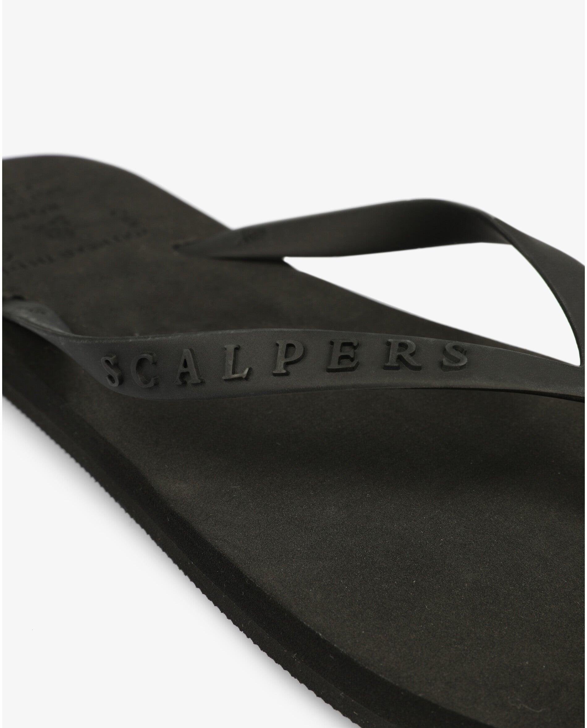 Chinelos de Material Reciclado com Logo Preto-6