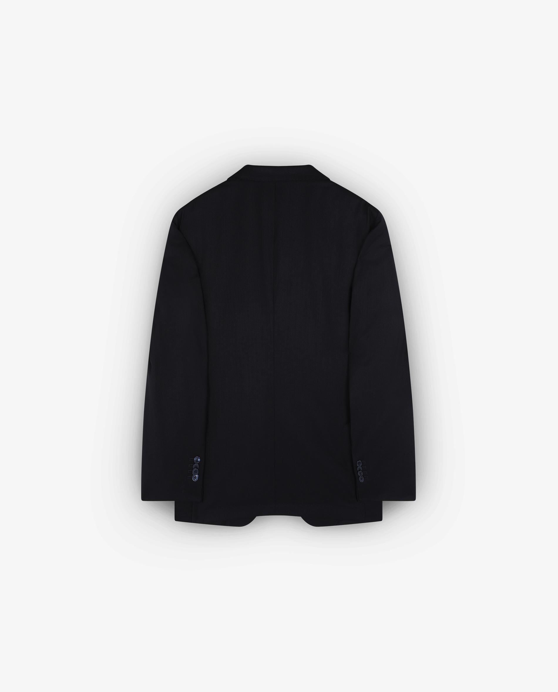 Fato Completo de Lã Regular Fit Azul-marinho-3