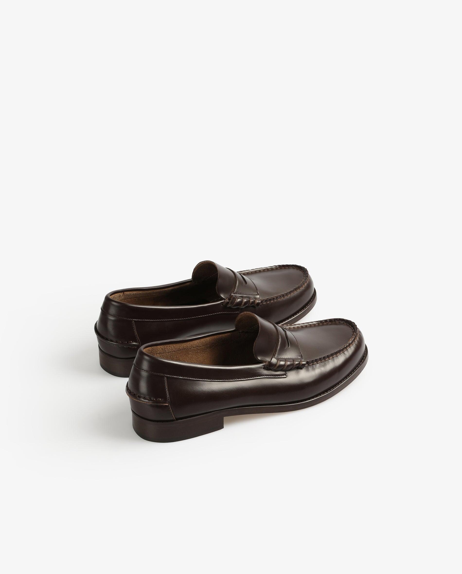 Mocassins de Pele - Castanho Castanho-2