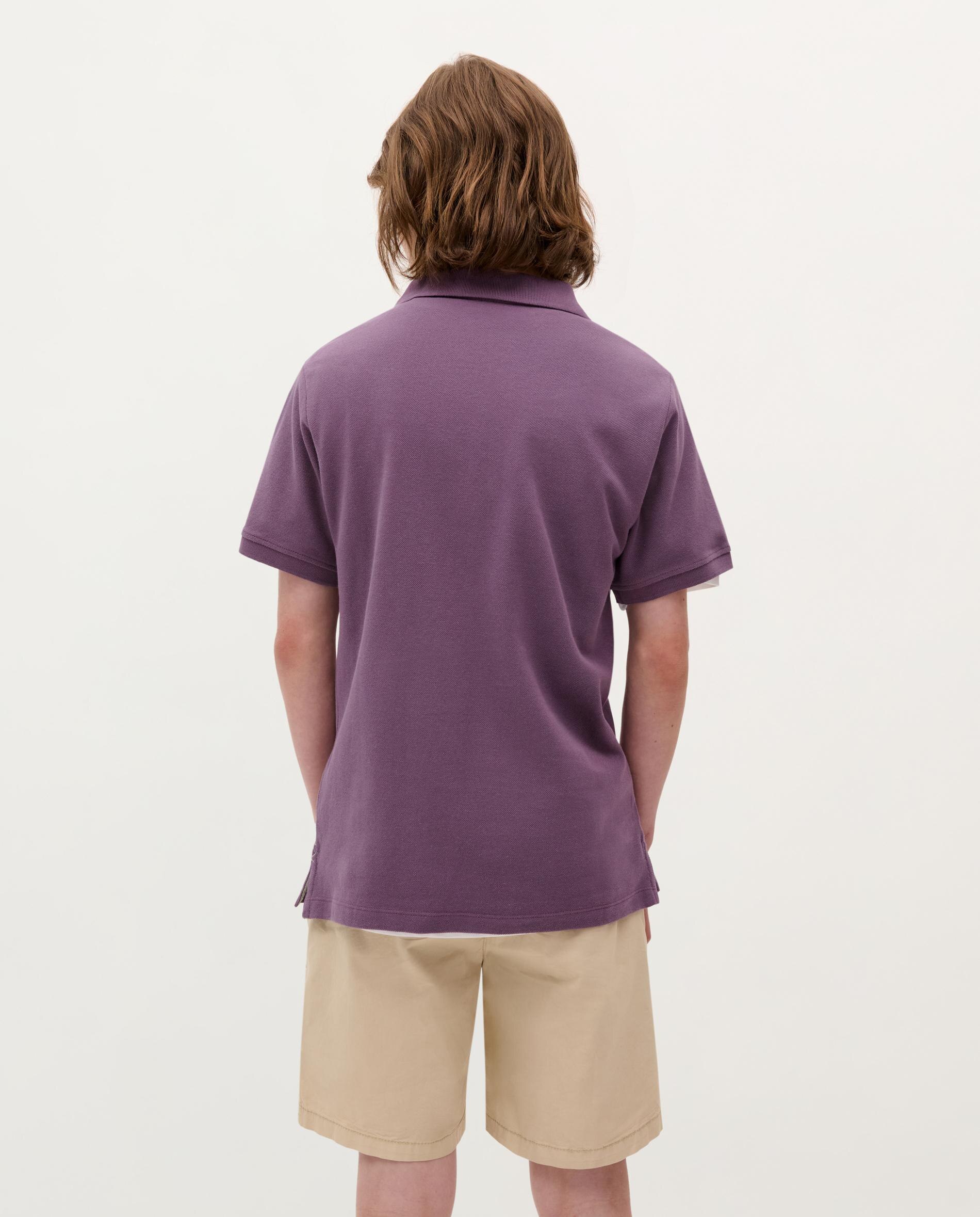Polo Infantil Regular Fit de Algodão Scalpers Roxo-2