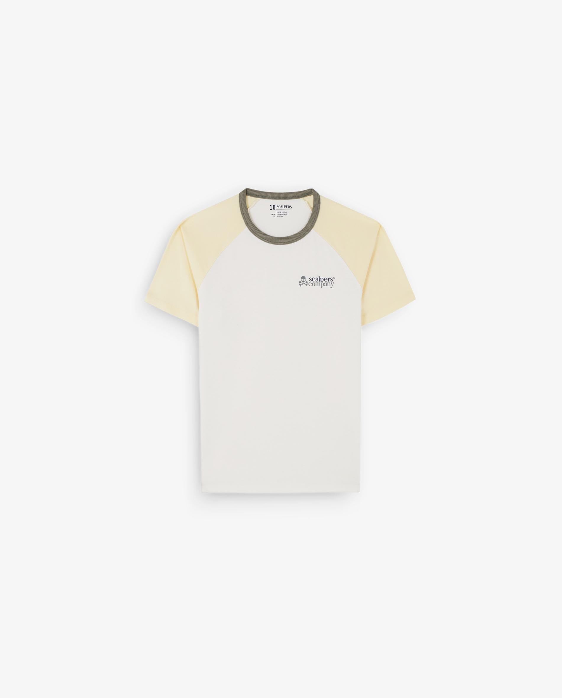 T-shirt Infantil em Algodão de Manga Curta Branco-4
