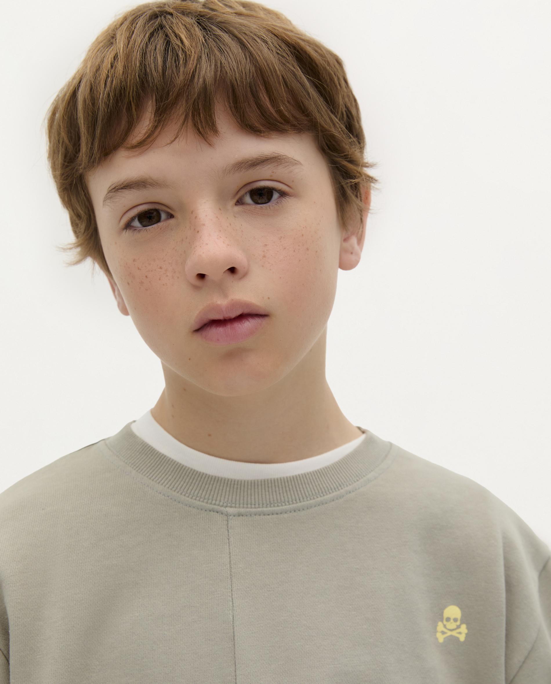 Sweat Infantil de Algodão com Estampado Caqui-3