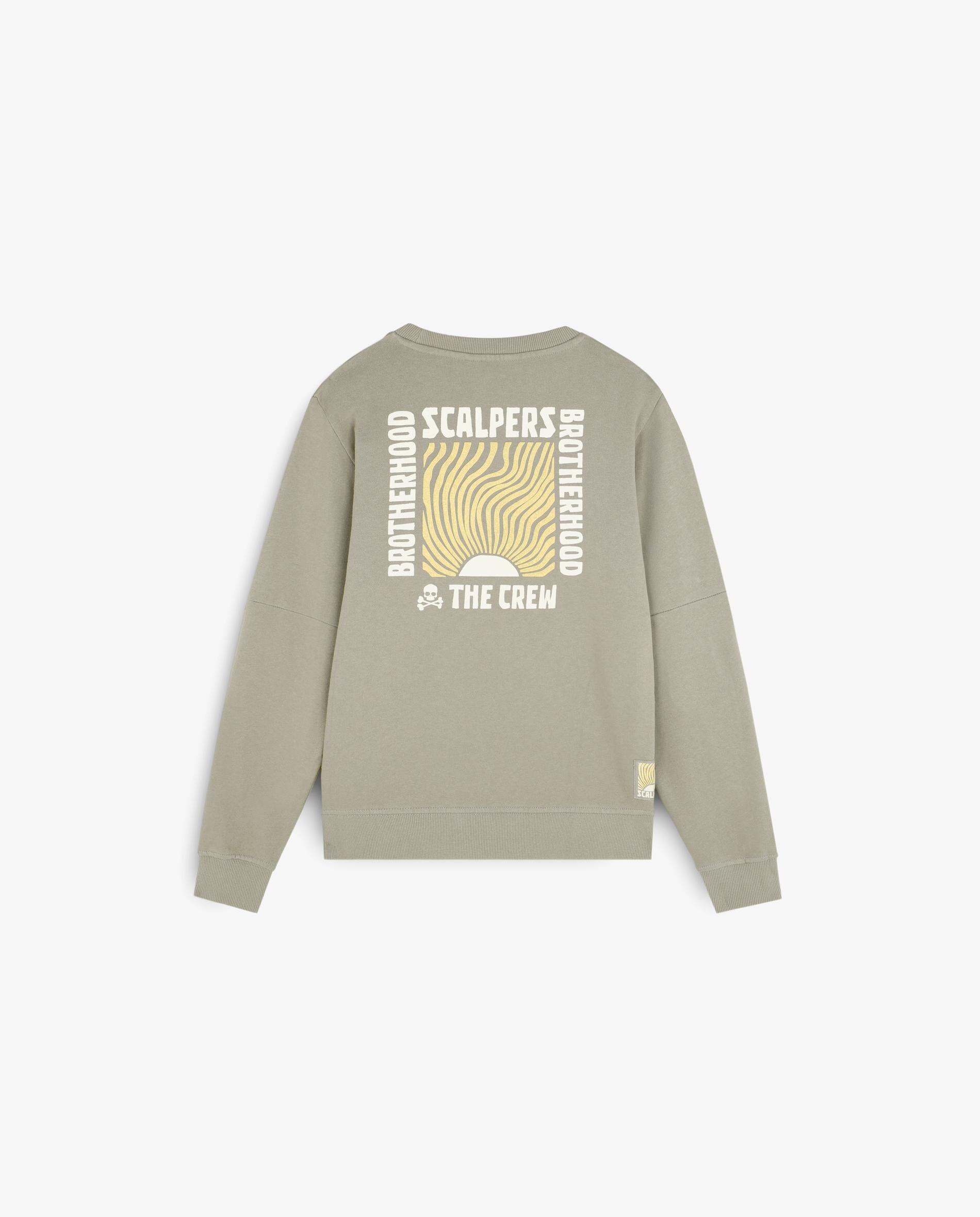 Sweat Infantil de Algodão com Estampado Caqui-5