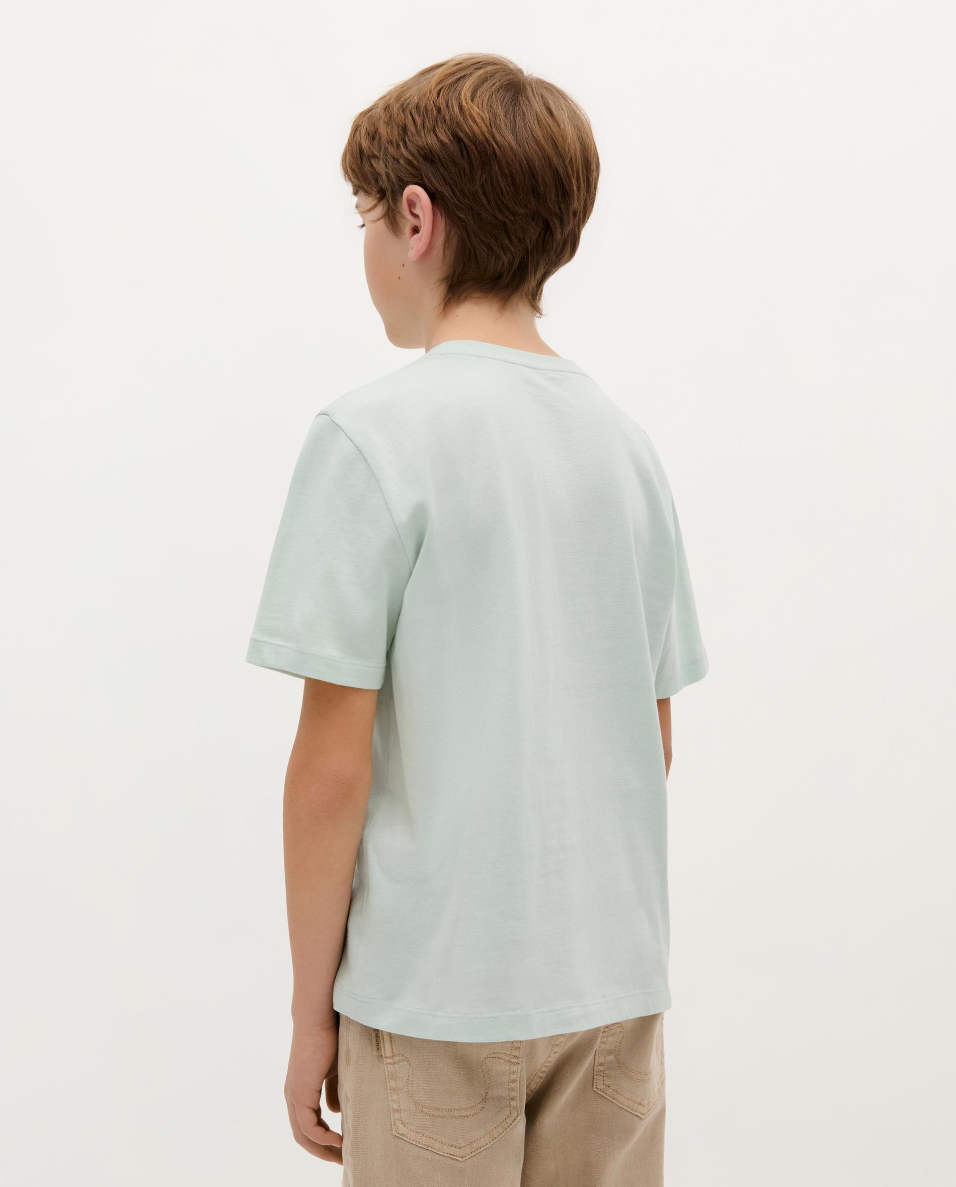 T-shirt Infantil Regular Fit de Algodão Scalpers Azul-claro-2