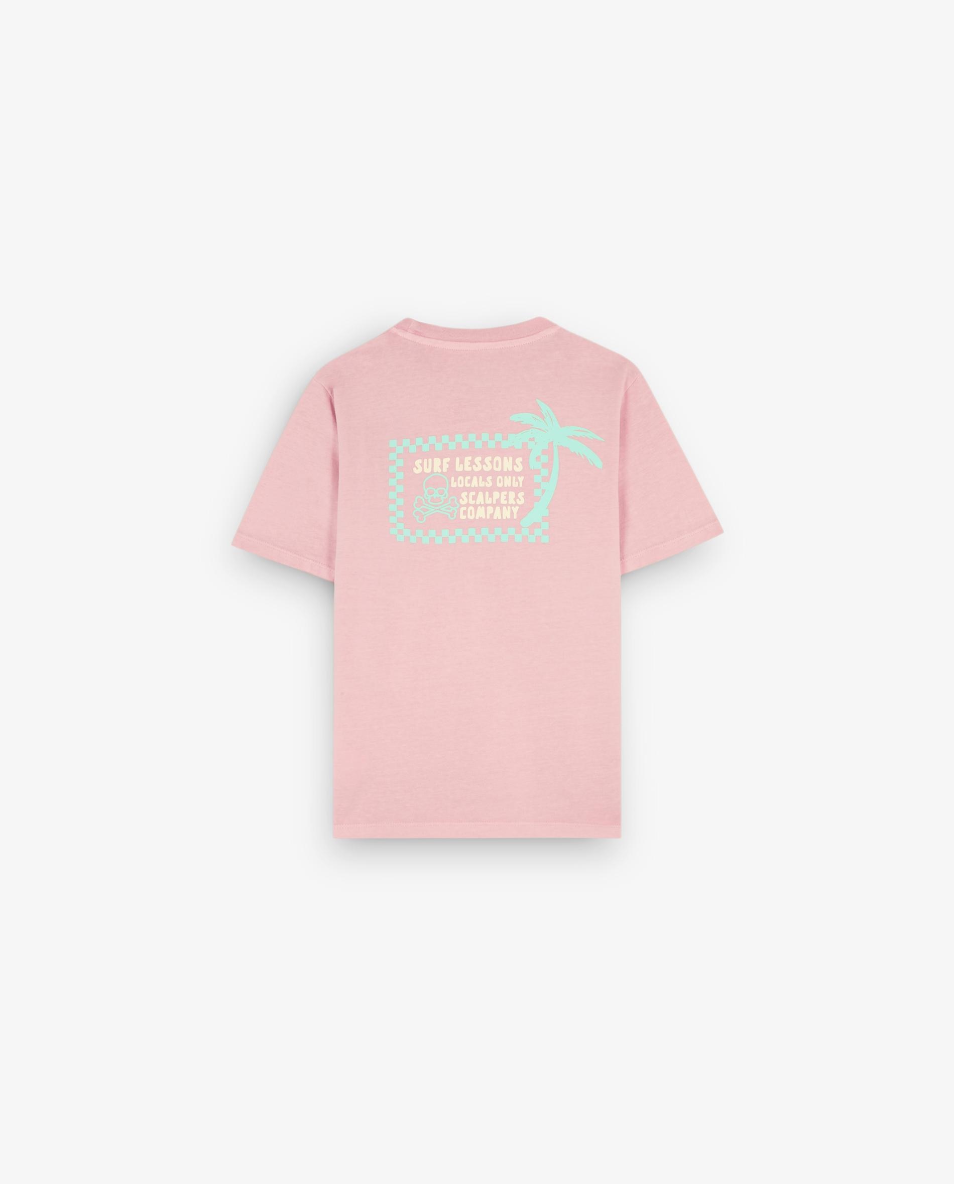 T-Shirt de Manga Curta de Algodão para Criança Scalpers Roxo-5