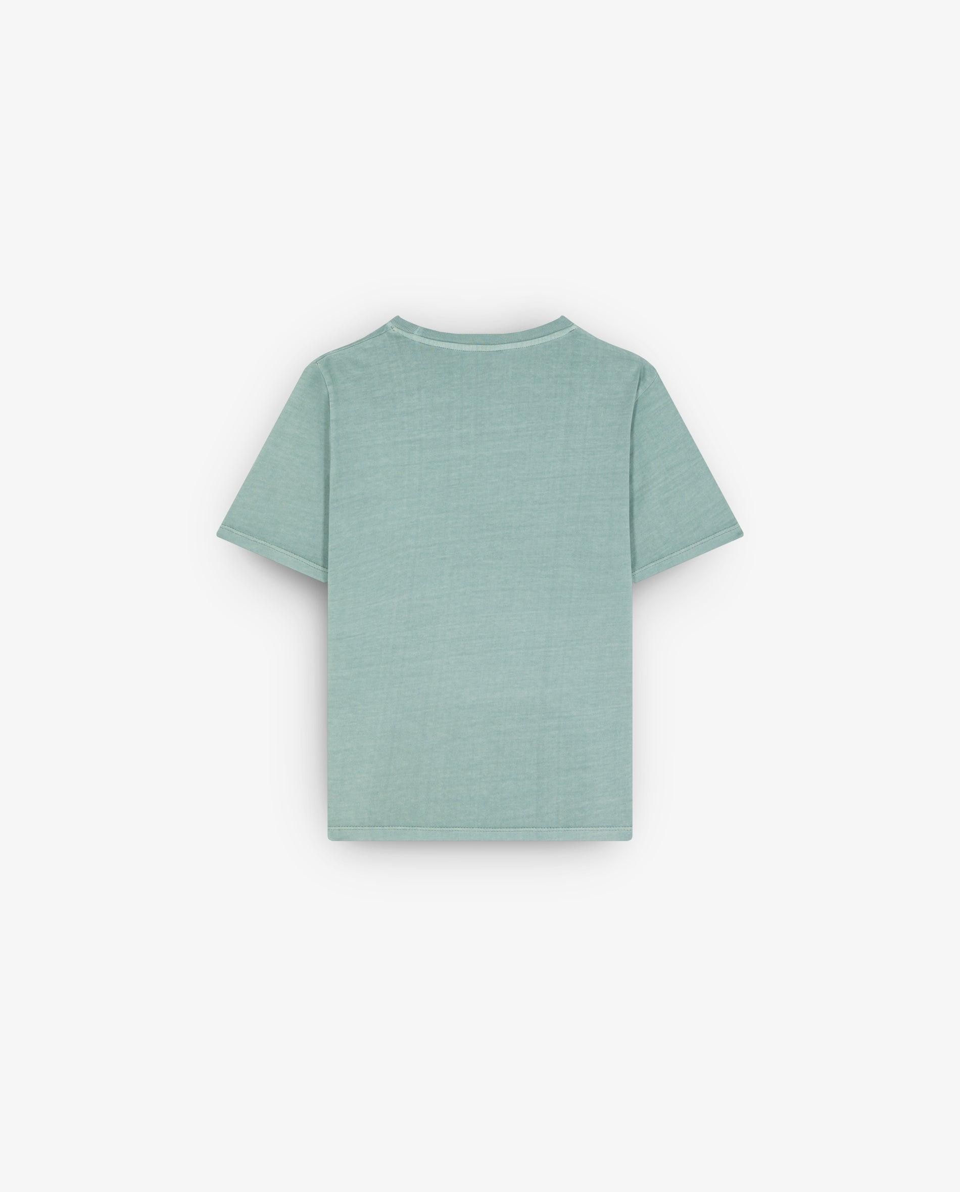 T-shirt Infantil em Algodão de Manga Curta Verde-2