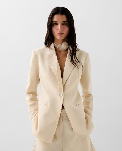 Imagem 0 de Blazer Regular Fit com Botões nos Punhos