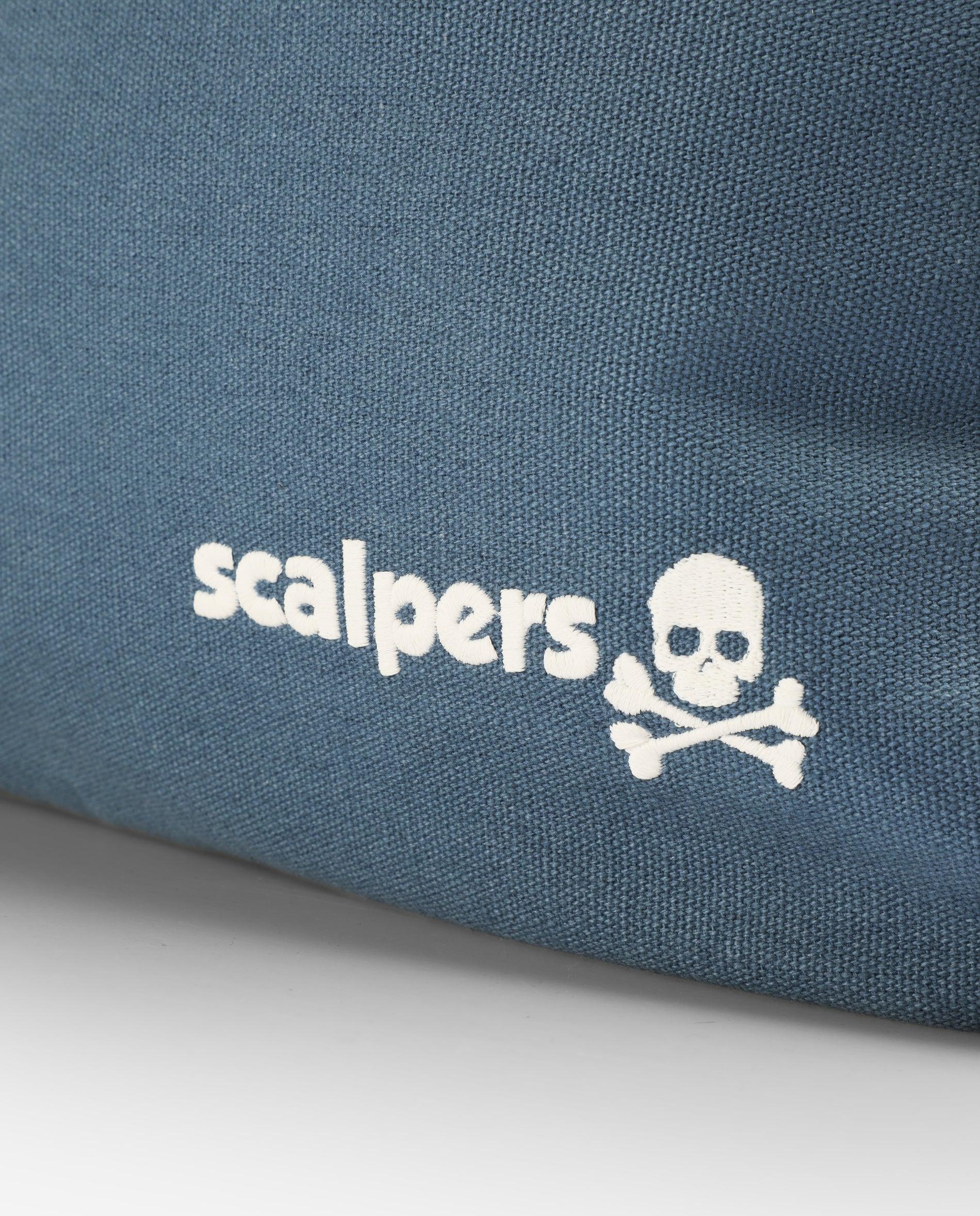 Mala Infantil de Algodão com Alça Dupla Scalpers Azul-marinho-5