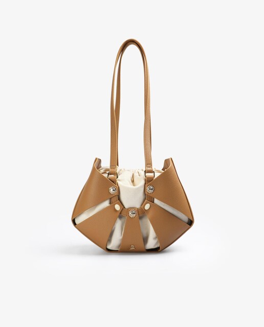 Imagem 0 de Mala de Ombro Estilo Bombonera com Bolso Interior Amovível