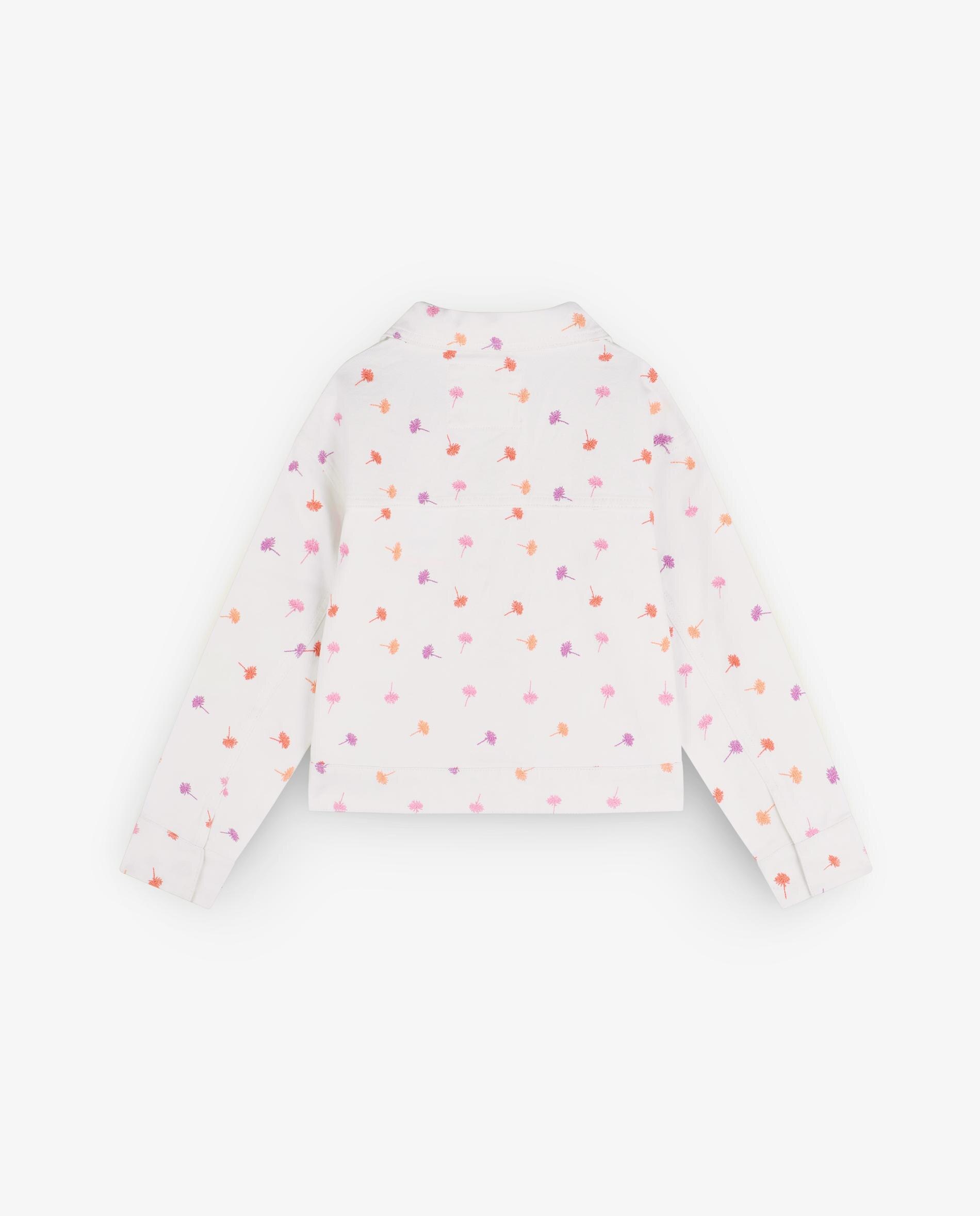 Casaco Infantil Denim de Algodão Scalpers Branco-5