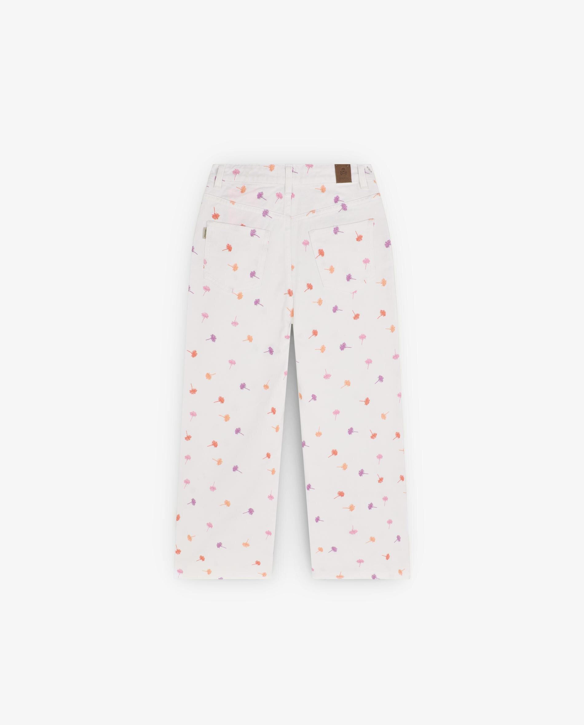 Jeans Infantil com Corte a Direito de Algodão Scalpers Branco-5