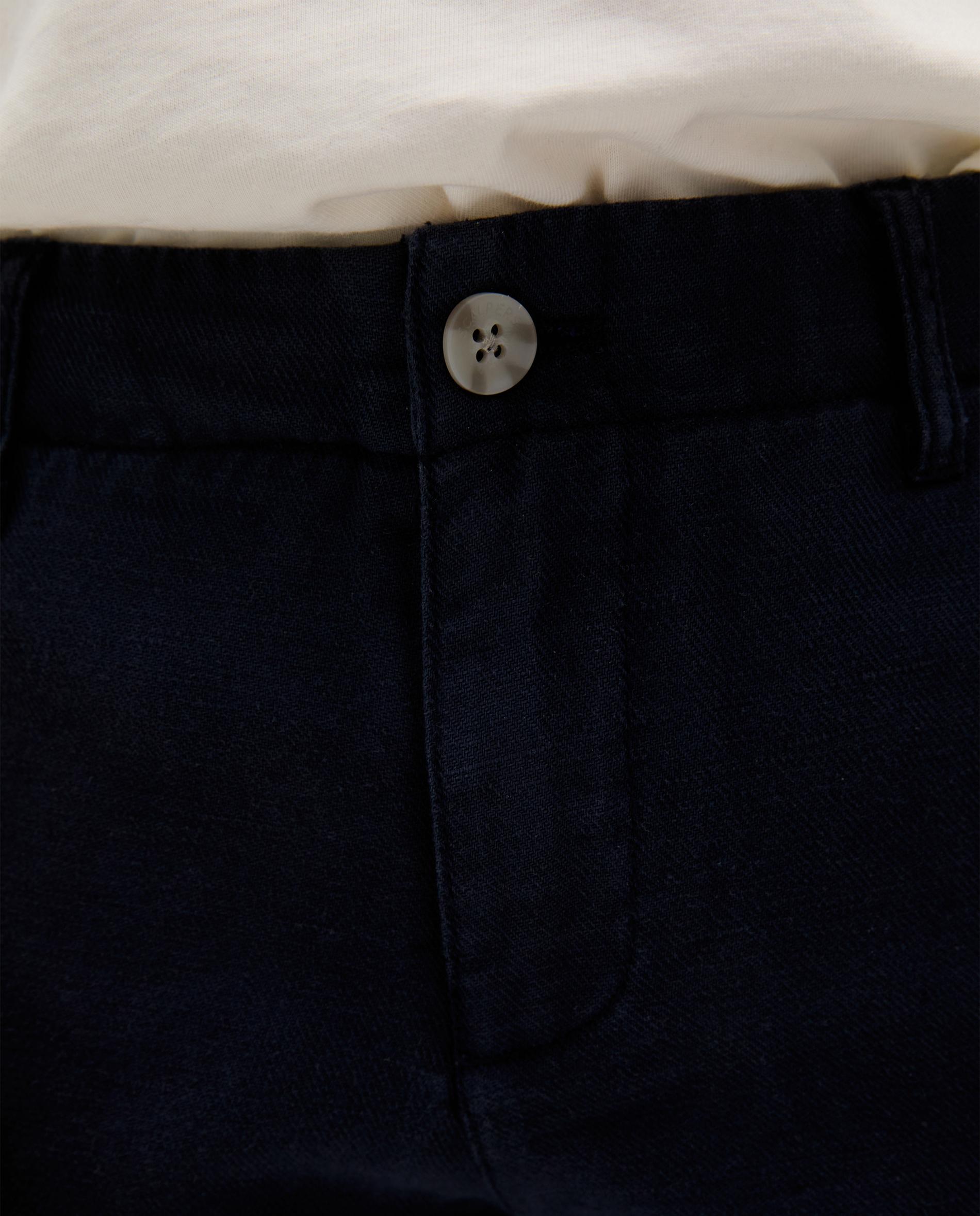 Bermudas Infantil com Fecho Zip e Botão Scalpers Azul-marinho-3
