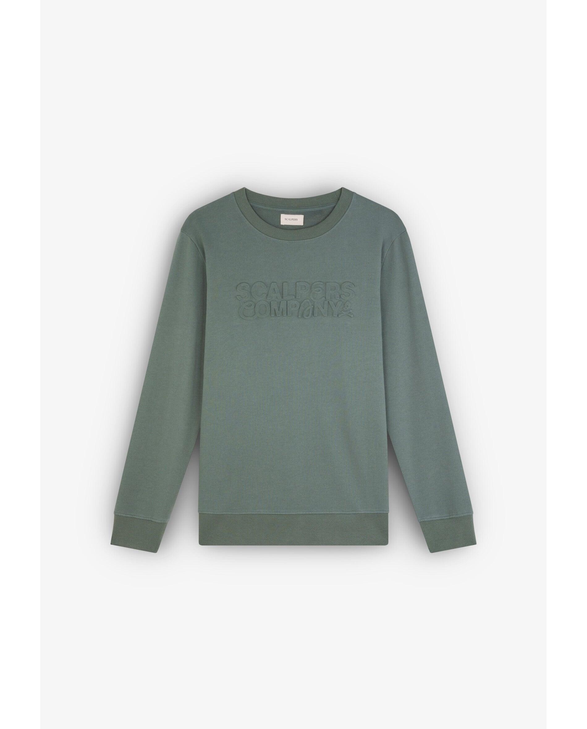 Imagem 0 de Sweatshirt com Gola Redonda e Logo Frontal em Relevo