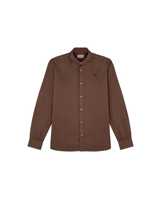 Camisa de Corte Regular - Bordeaux