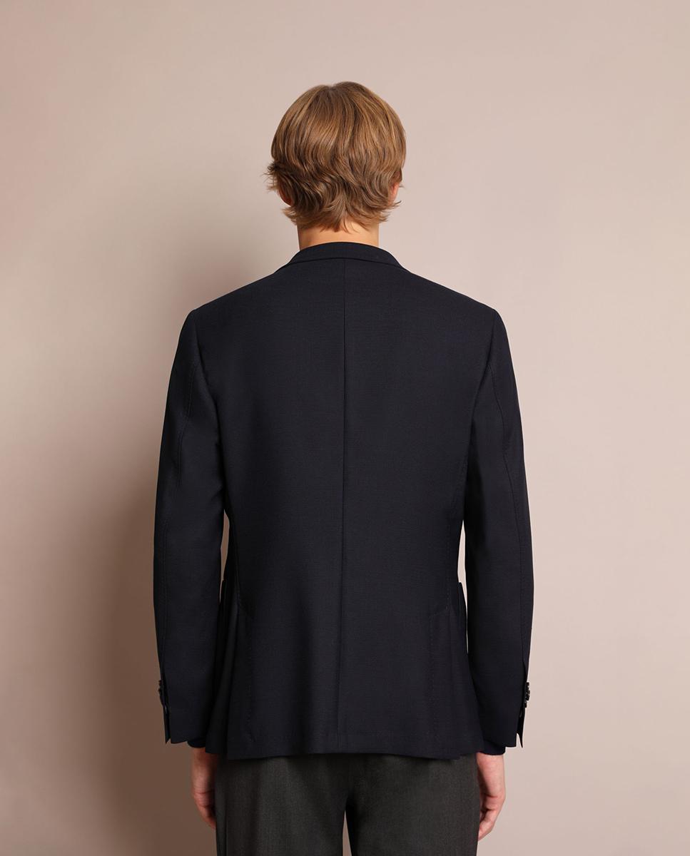 Blazer Regular Fit com Fecho de Botões Navy-2