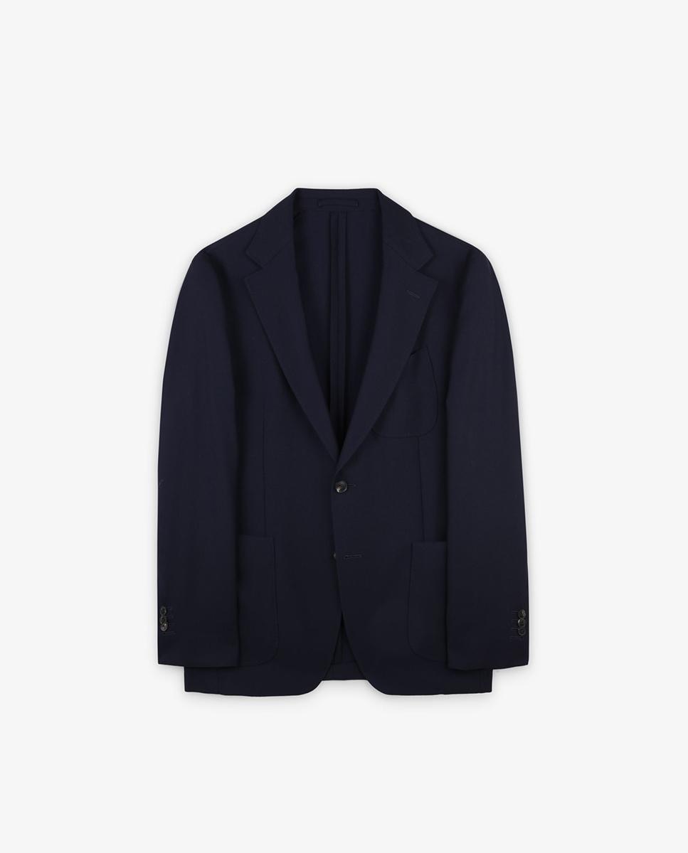 Blazer Regular Fit com Fecho de Botões Navy-4