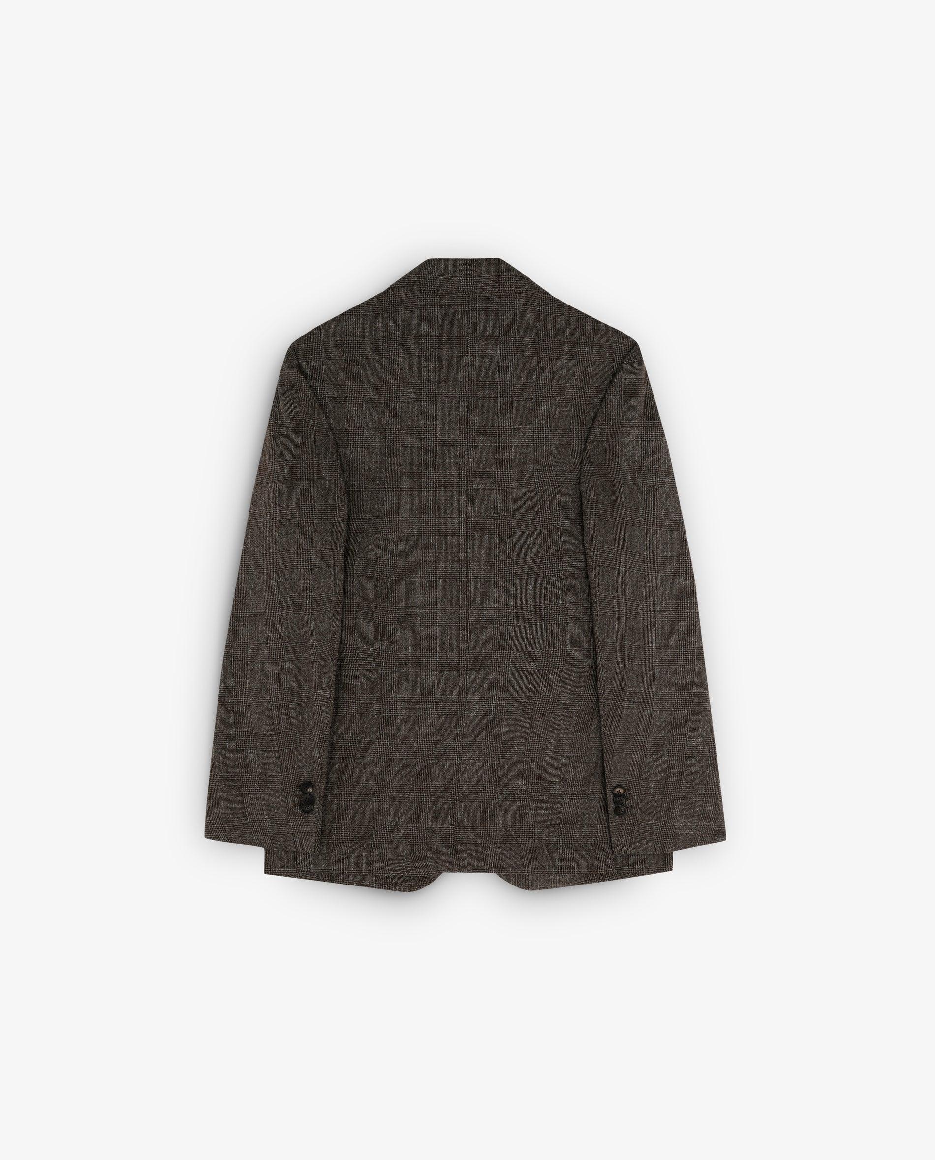 Blazer Regular Fit com Lapelas com Muescas Castanho-2