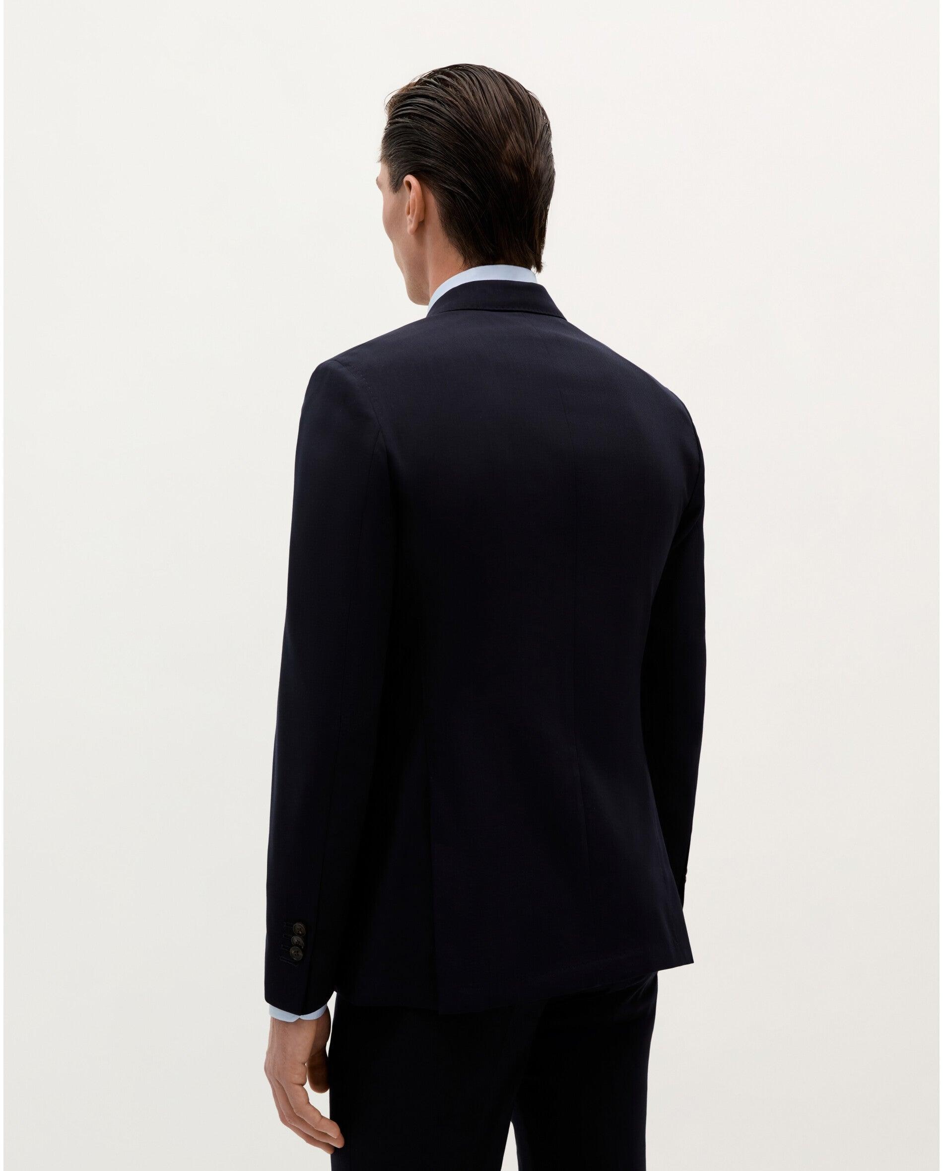 Blazer Cruzado com Botões Duplos Navy-3