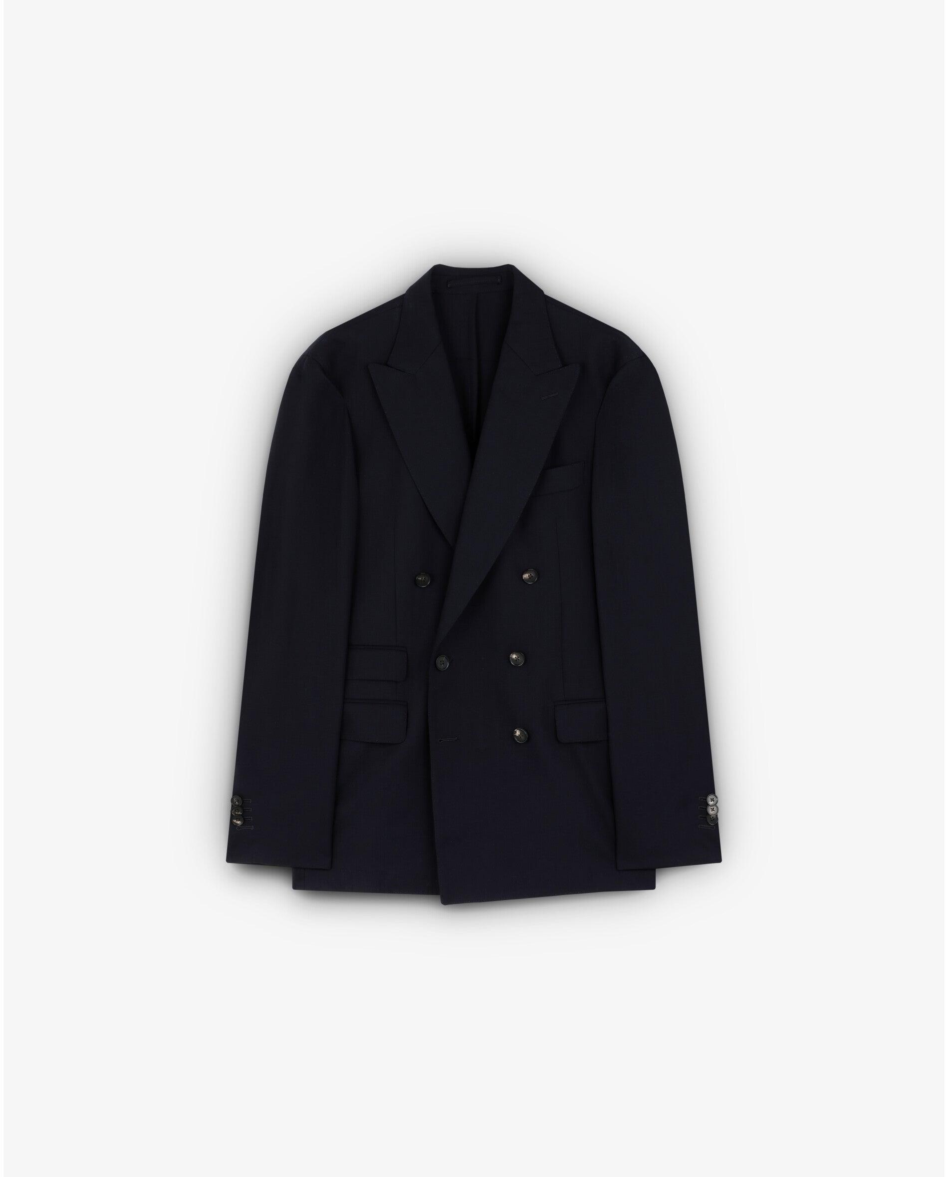 Blazer Cruzado com Botões Duplos Navy-8
