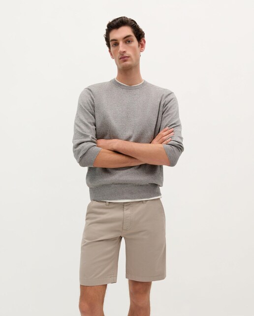 Imagem 0 de Bermudas de Algodão Regular Fit