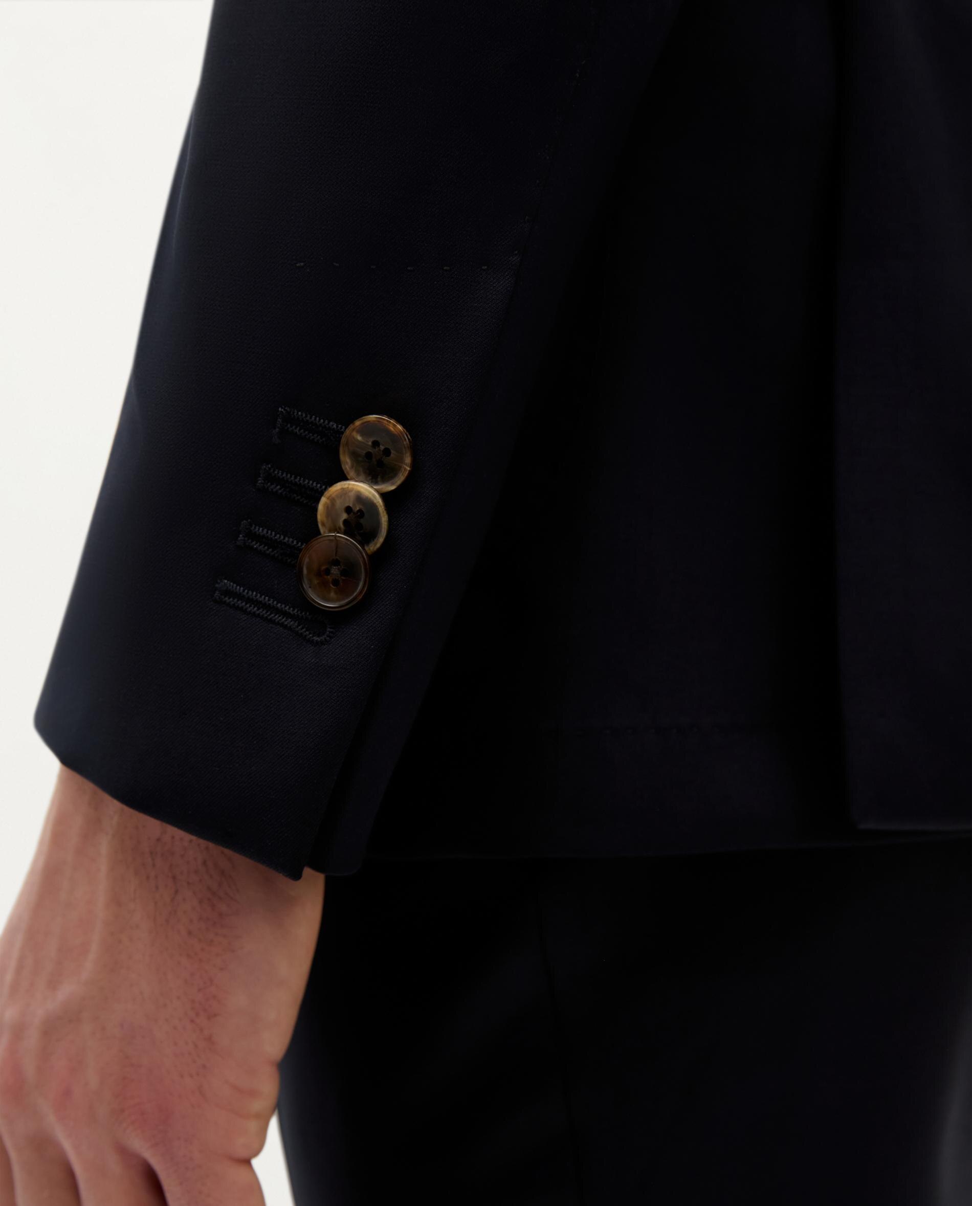 Blazer Regular Fit de Lã Preto-5