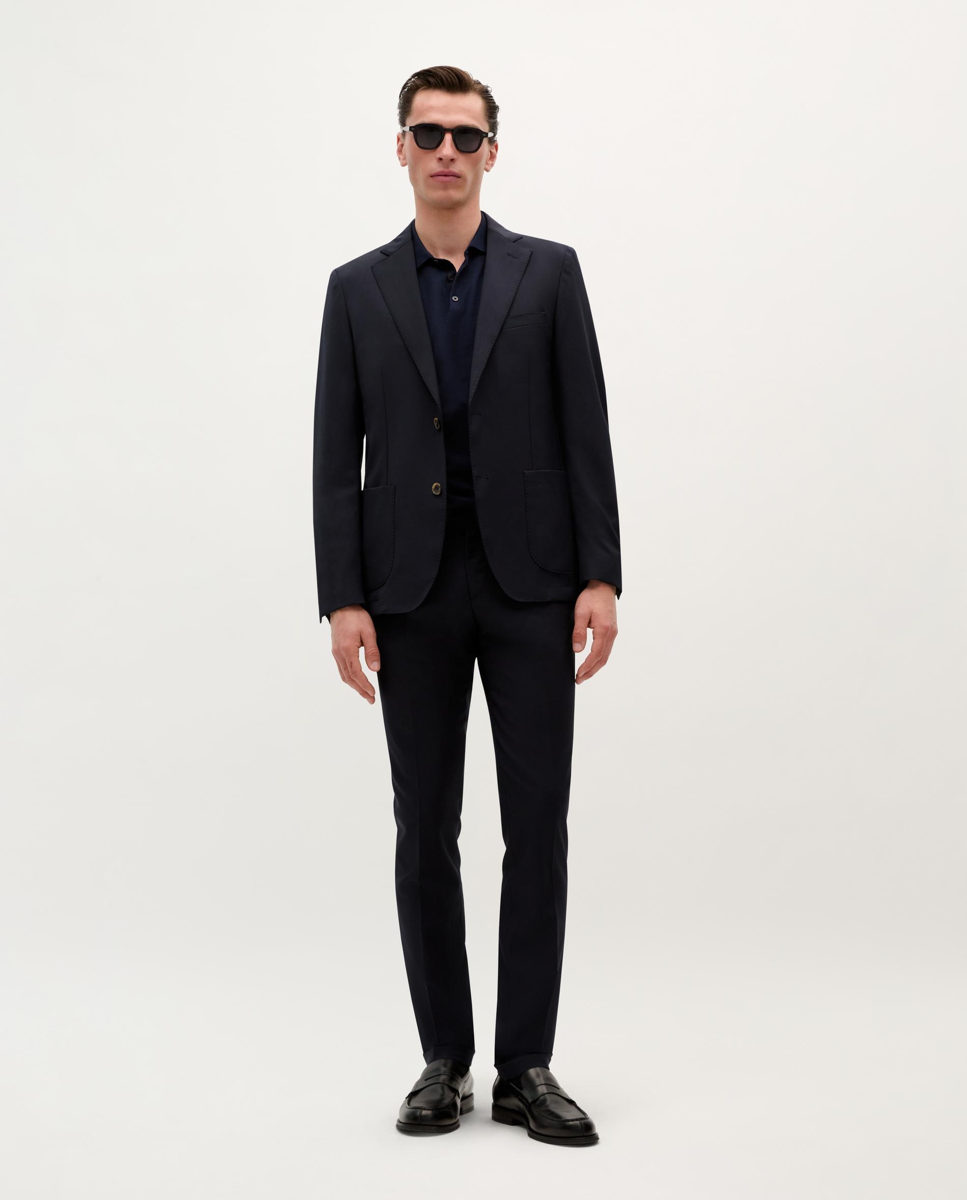 Blazer Regular Fit de Lã Preto-7