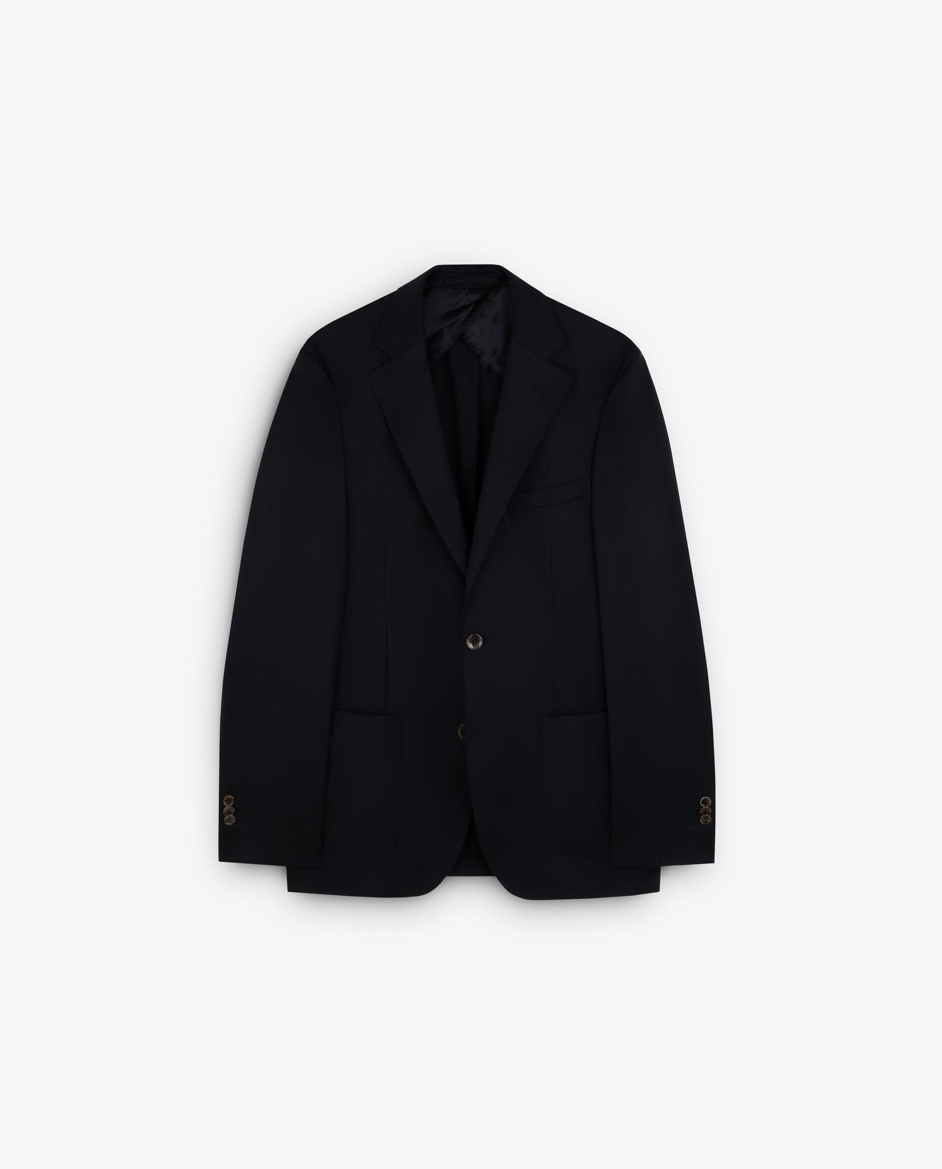 Blazer Regular Fit de Lã Preto-8