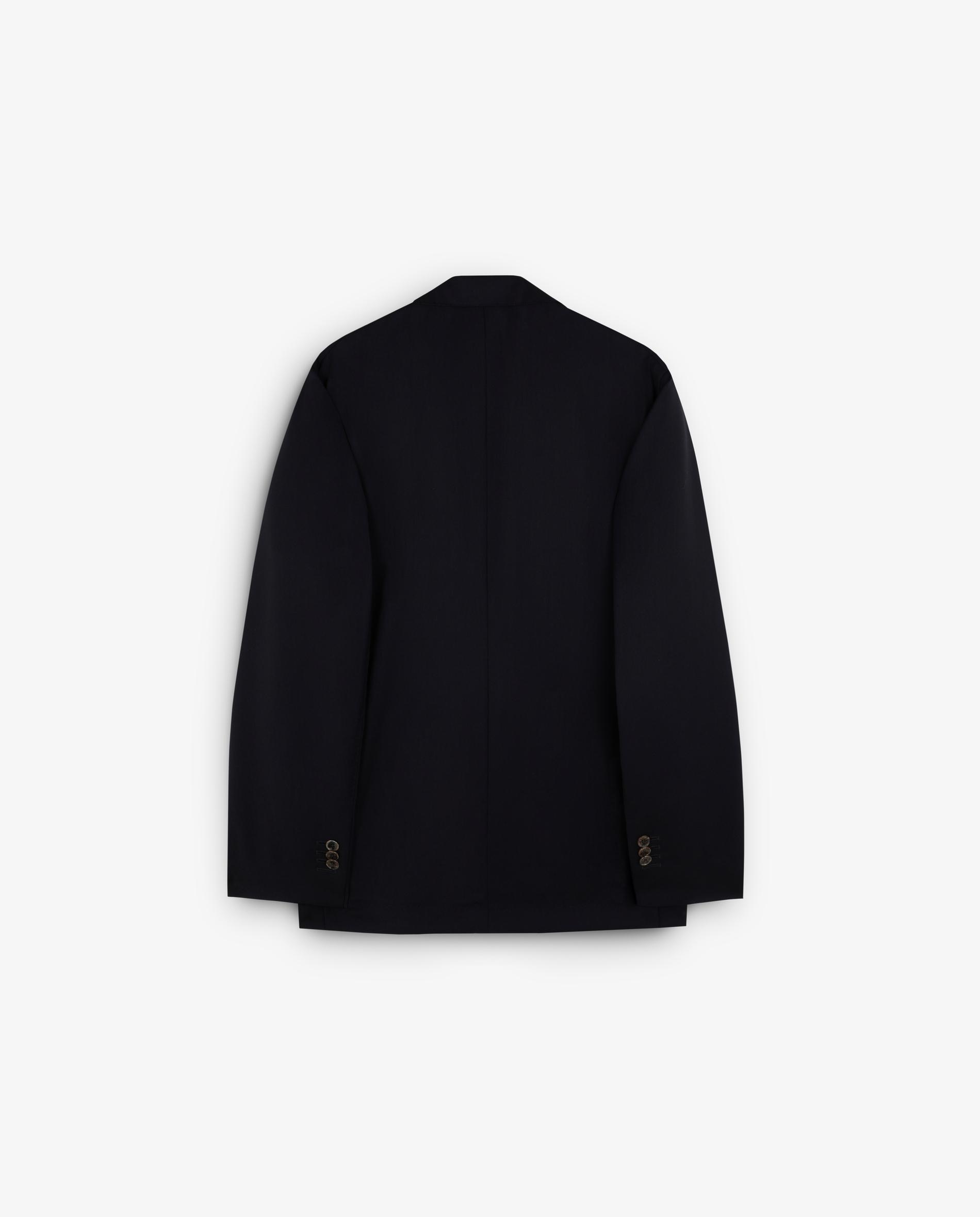 Blazer Regular Fit de Lã Preto-9