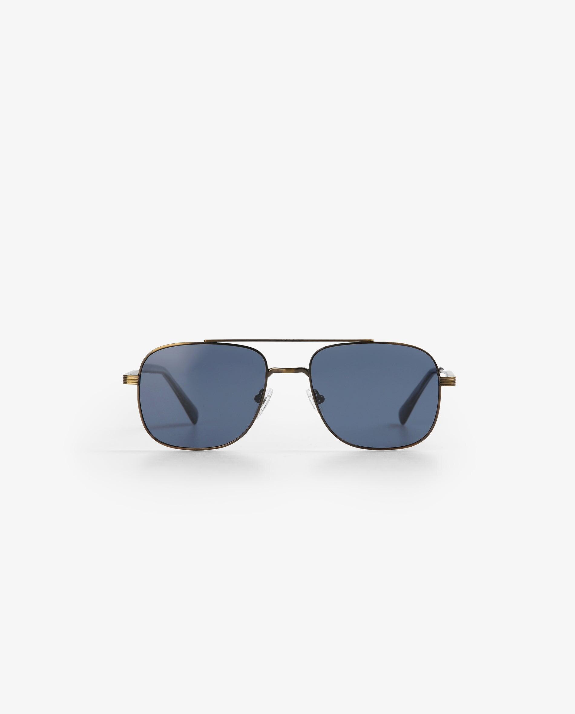Óculos de Sol de Acetato em Azul Azul-1