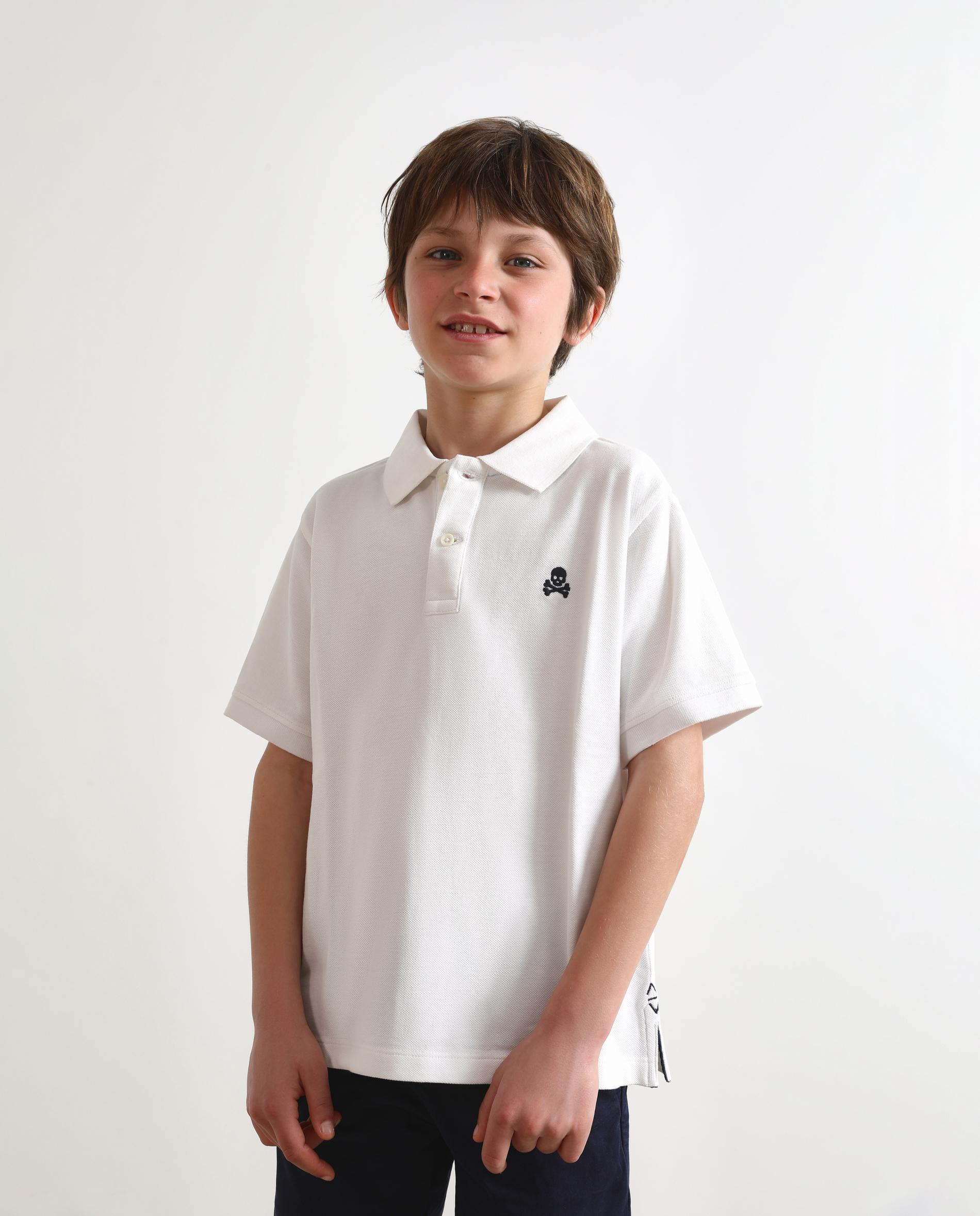 Imagem 0 de Polo Infantil de Manga Curta de Algodão