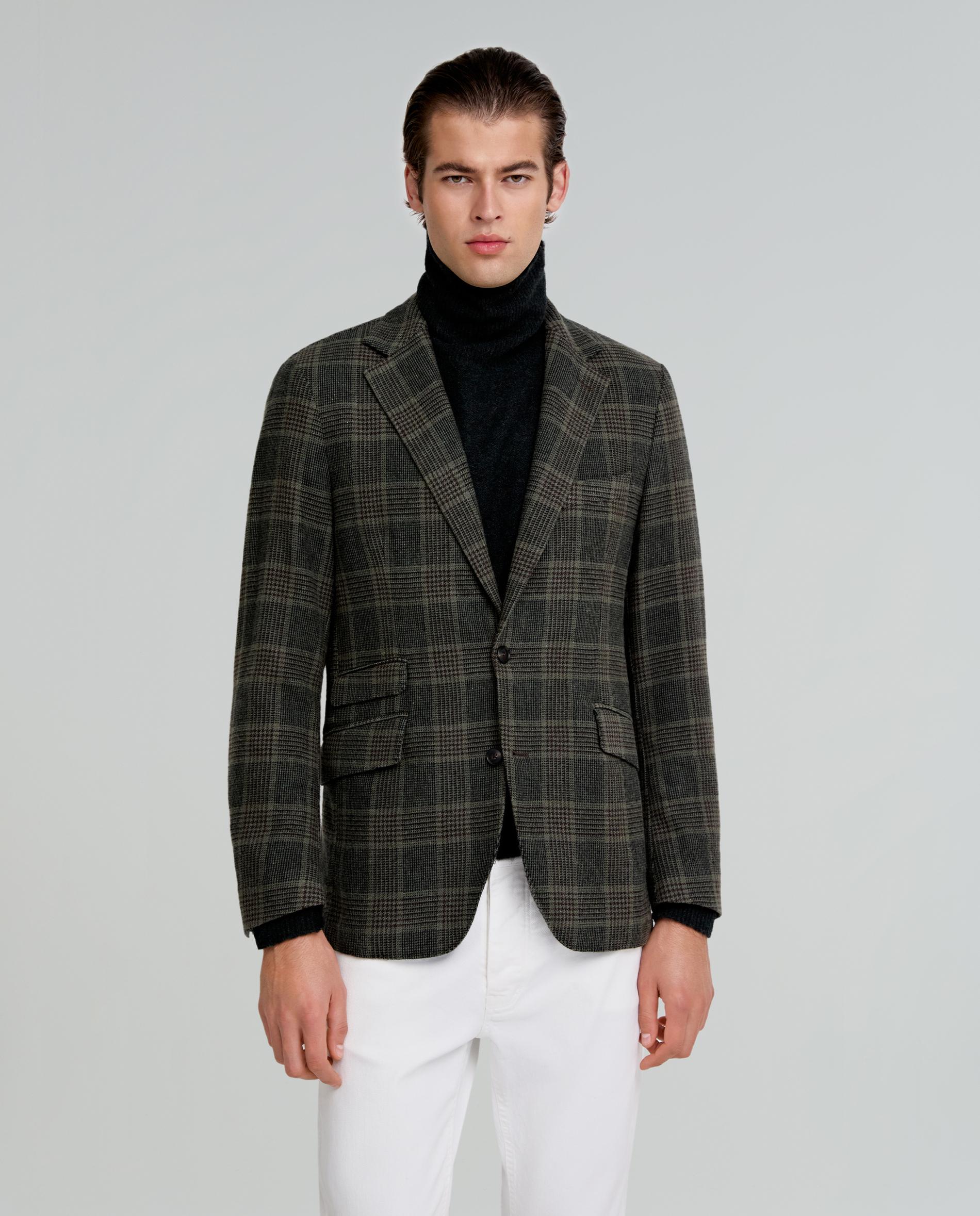 Imagem 0 de Blazer Aos Quadrados Regular Fit
