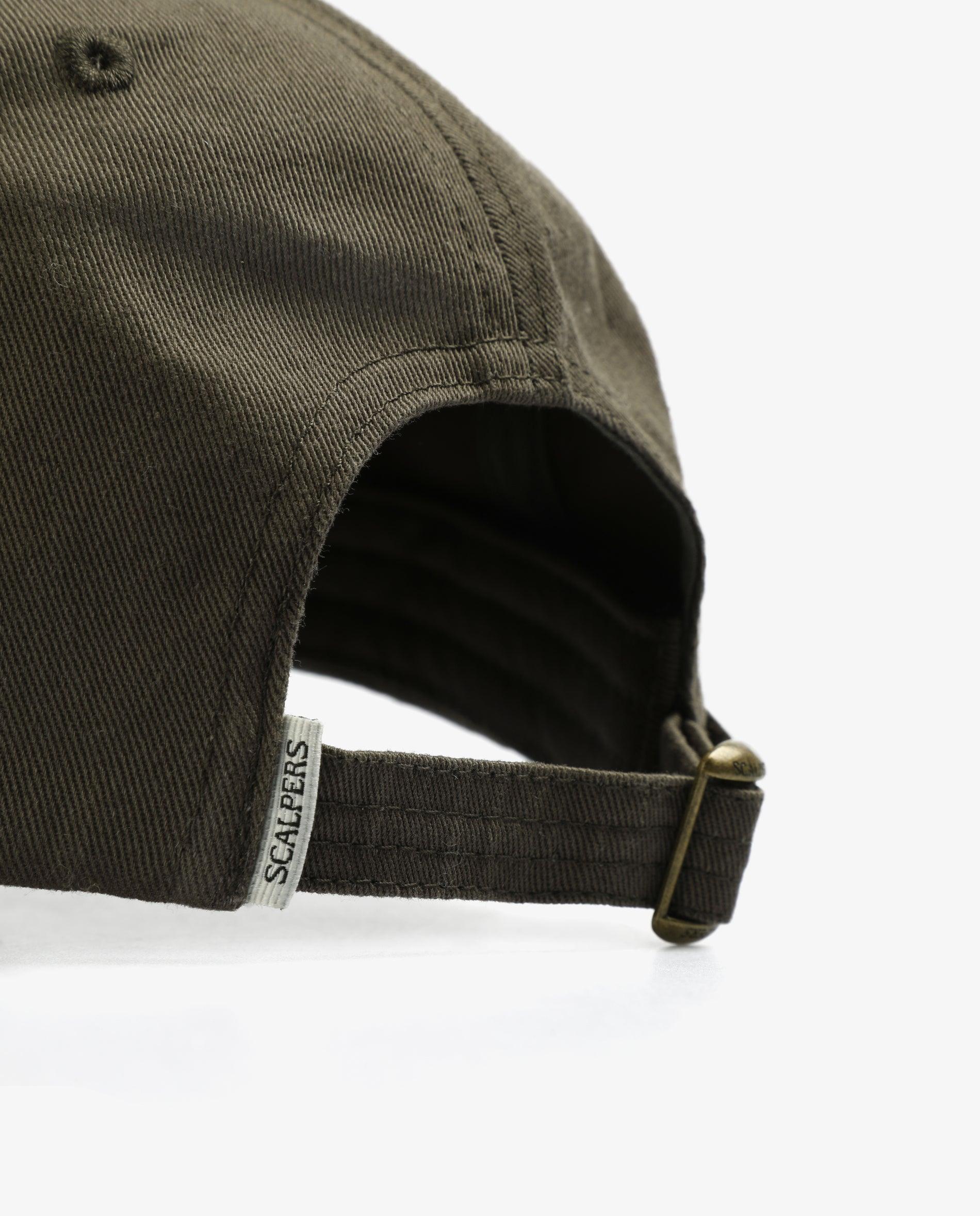 Boné Ajustável com Logo Bordado Caqui-4