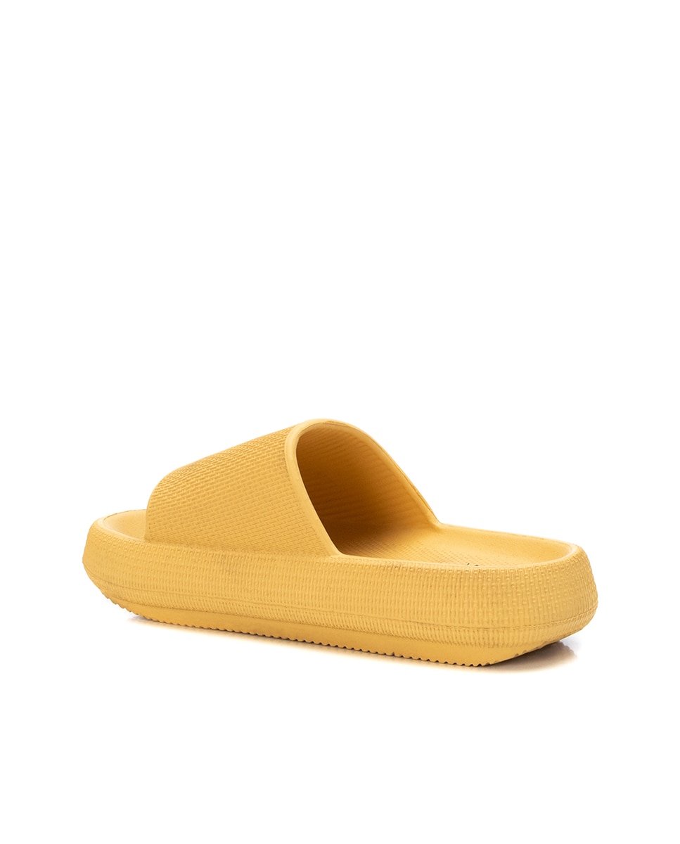 Sandálias Rasas Amarelo-4