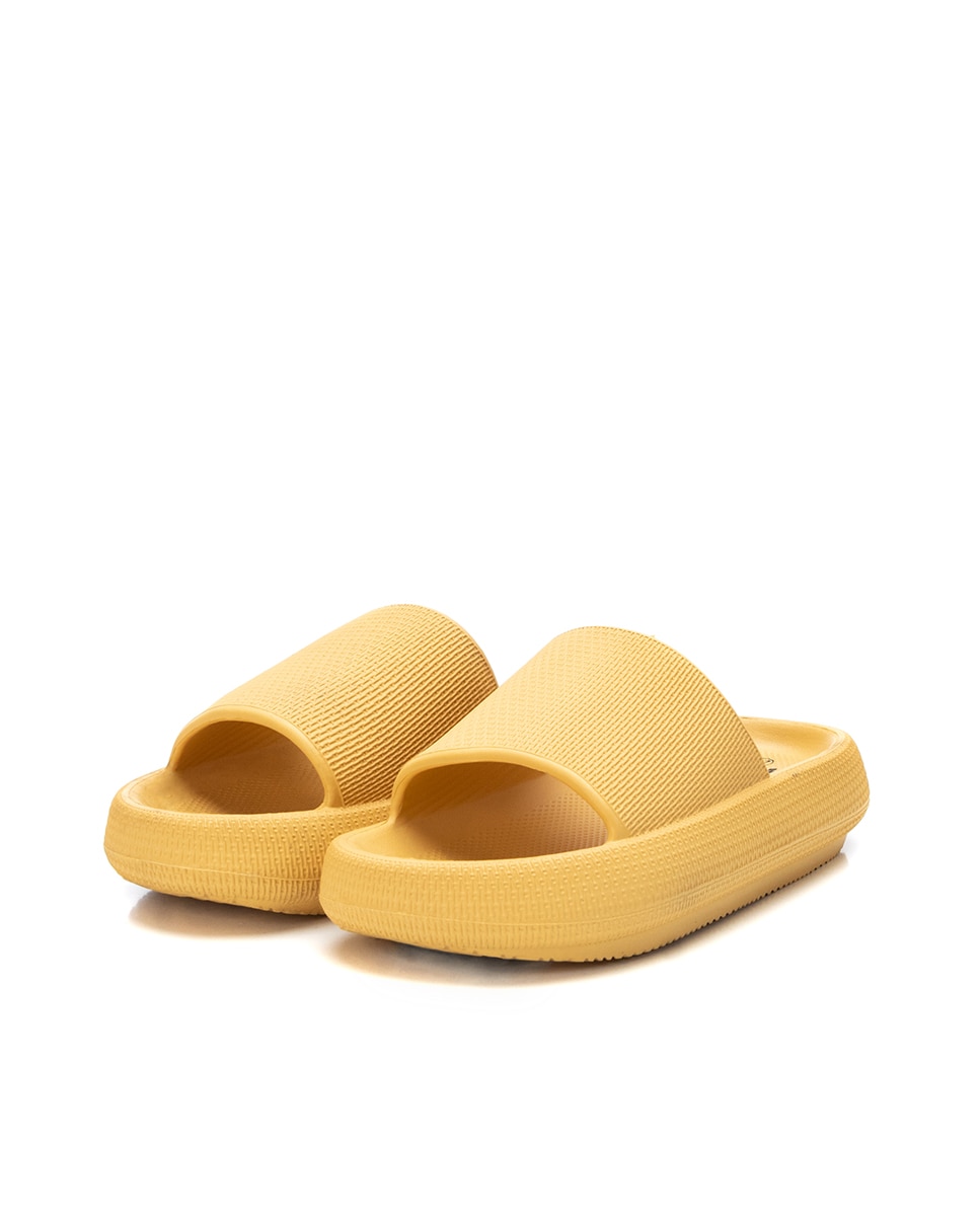 Sandálias Rasas Amarelo-5