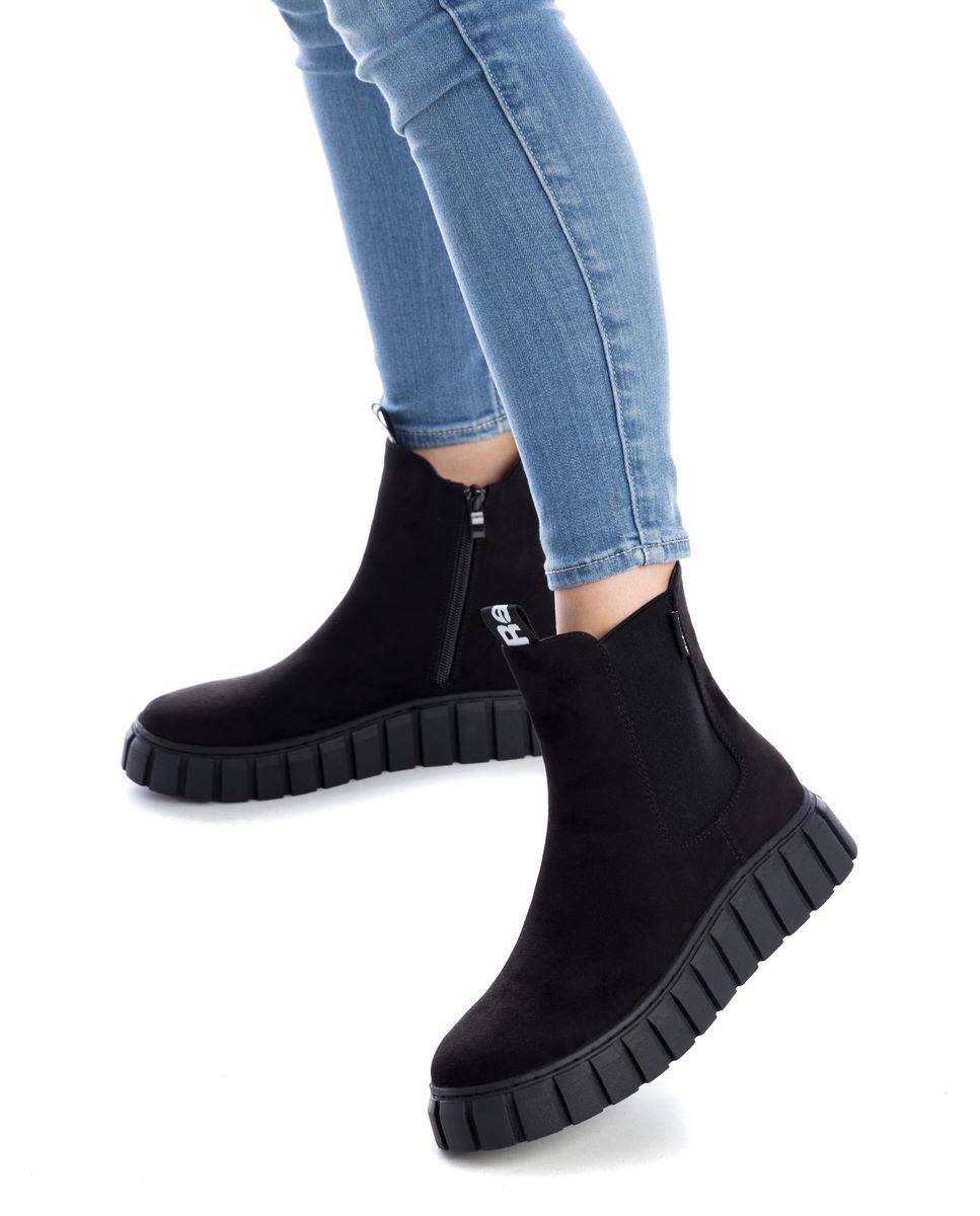 Botins Chelsea de Camurcina Preto-2