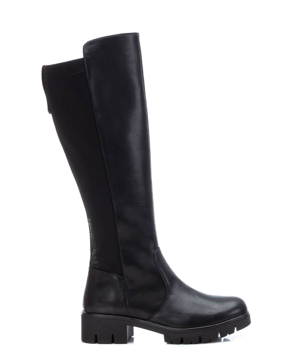 Imagem 0 de Bota com Sola Track Elástica com Fecho Zip Lateral
