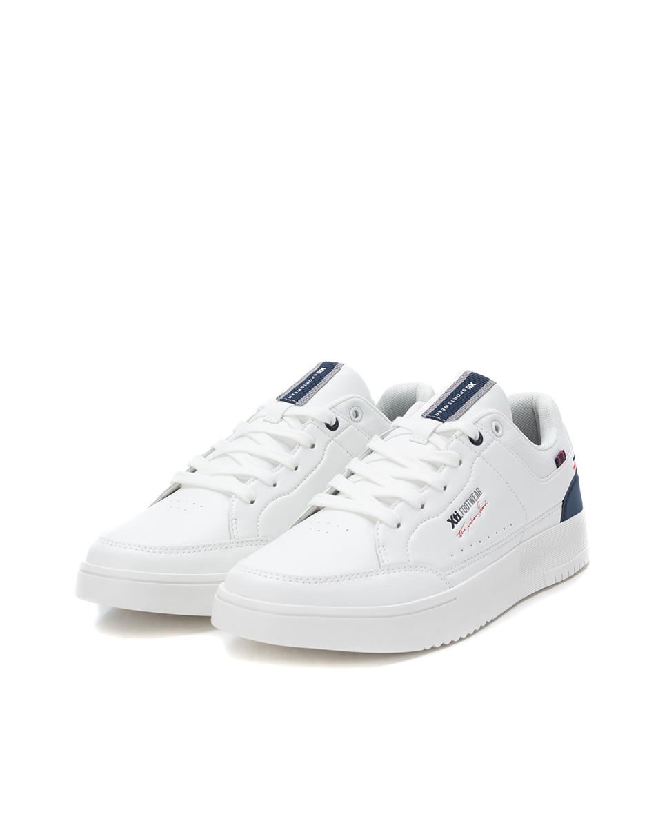Sapatilhas Desportivas com Atacadores Azul / Branco-4